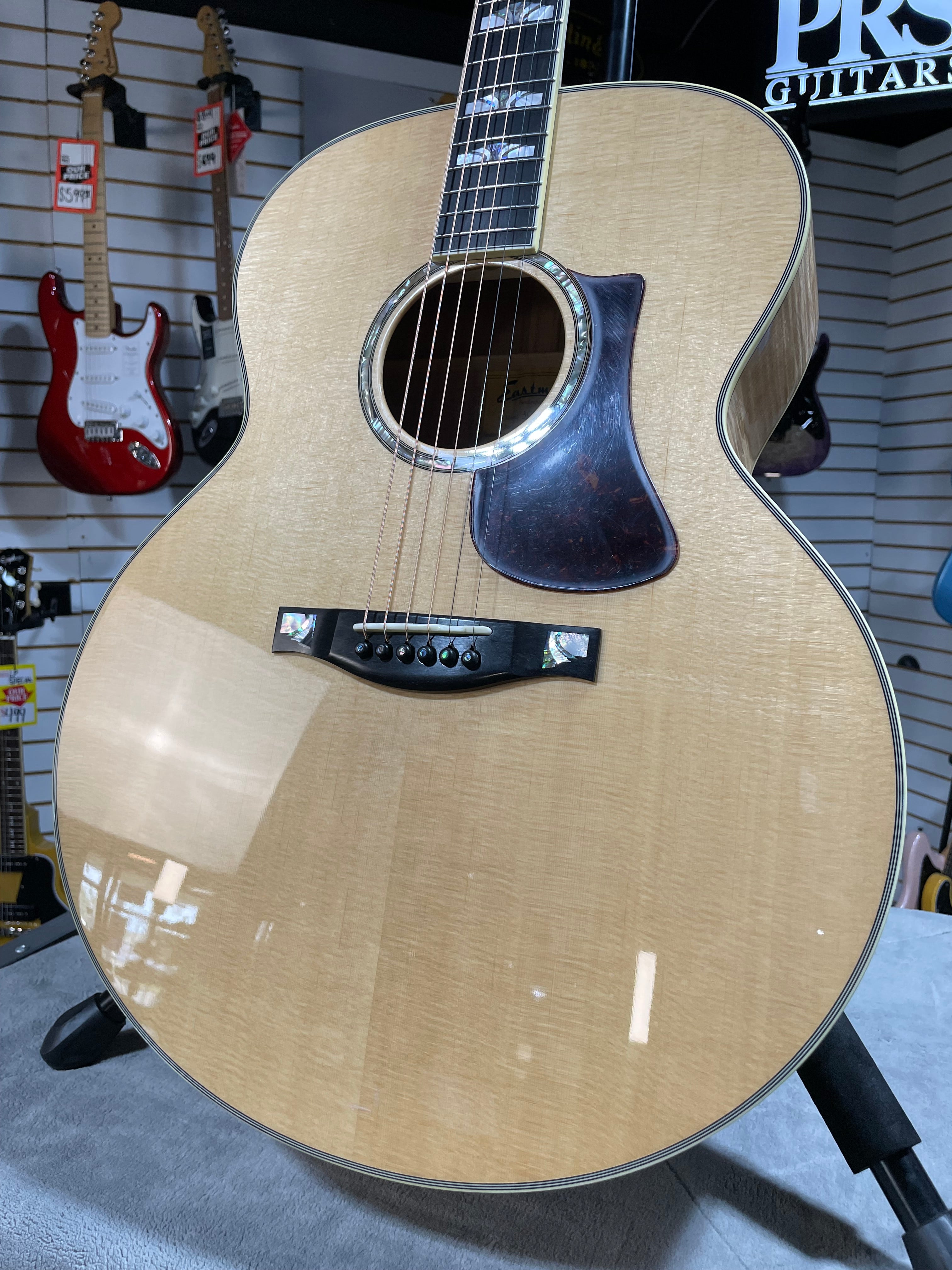 Eastman AC630 Jumbo Acoustic Guitar - Natural #792 GET PLEK'D!