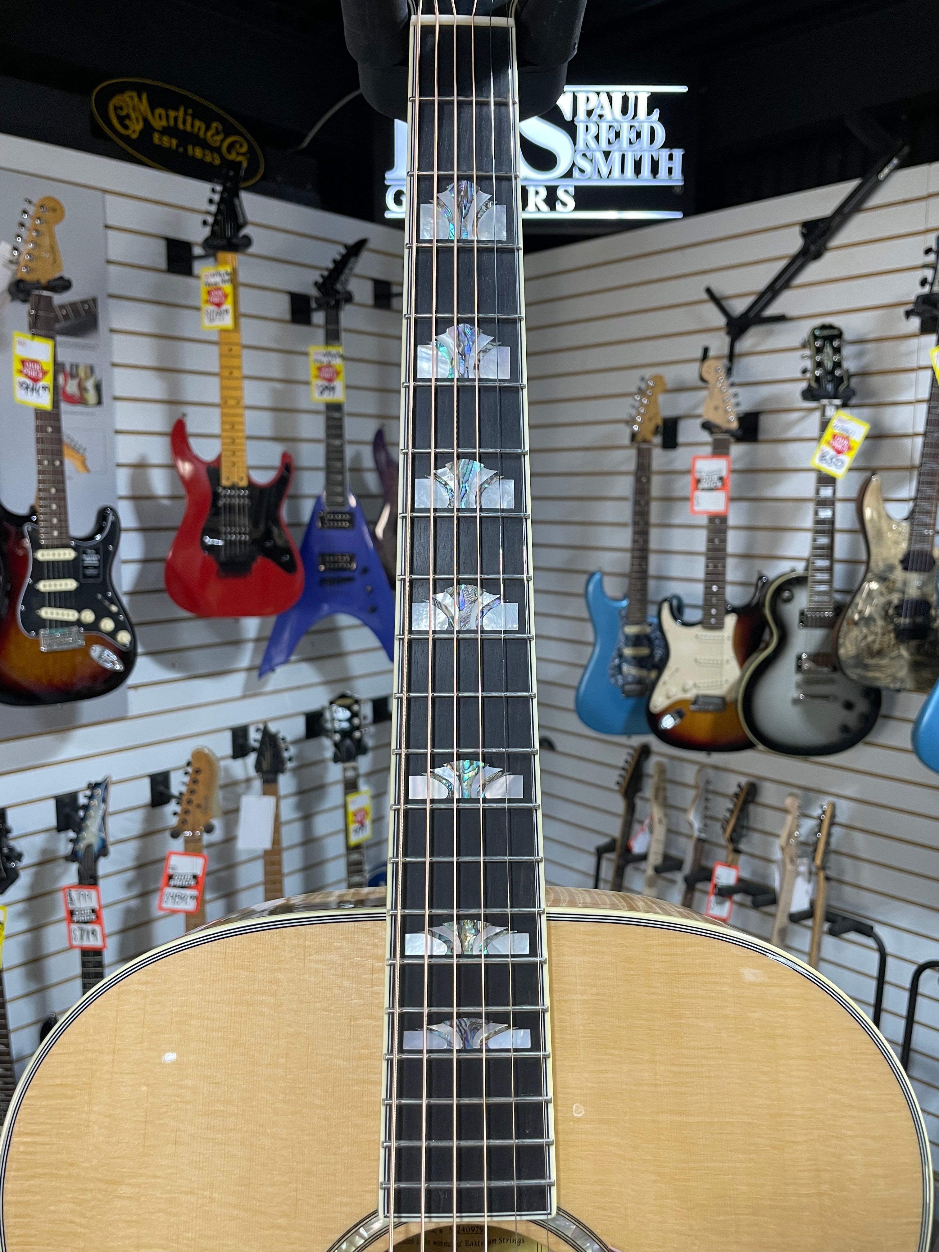 Eastman AC630 Jumbo Acoustic Guitar - Natural #792 GET PLEK'D!