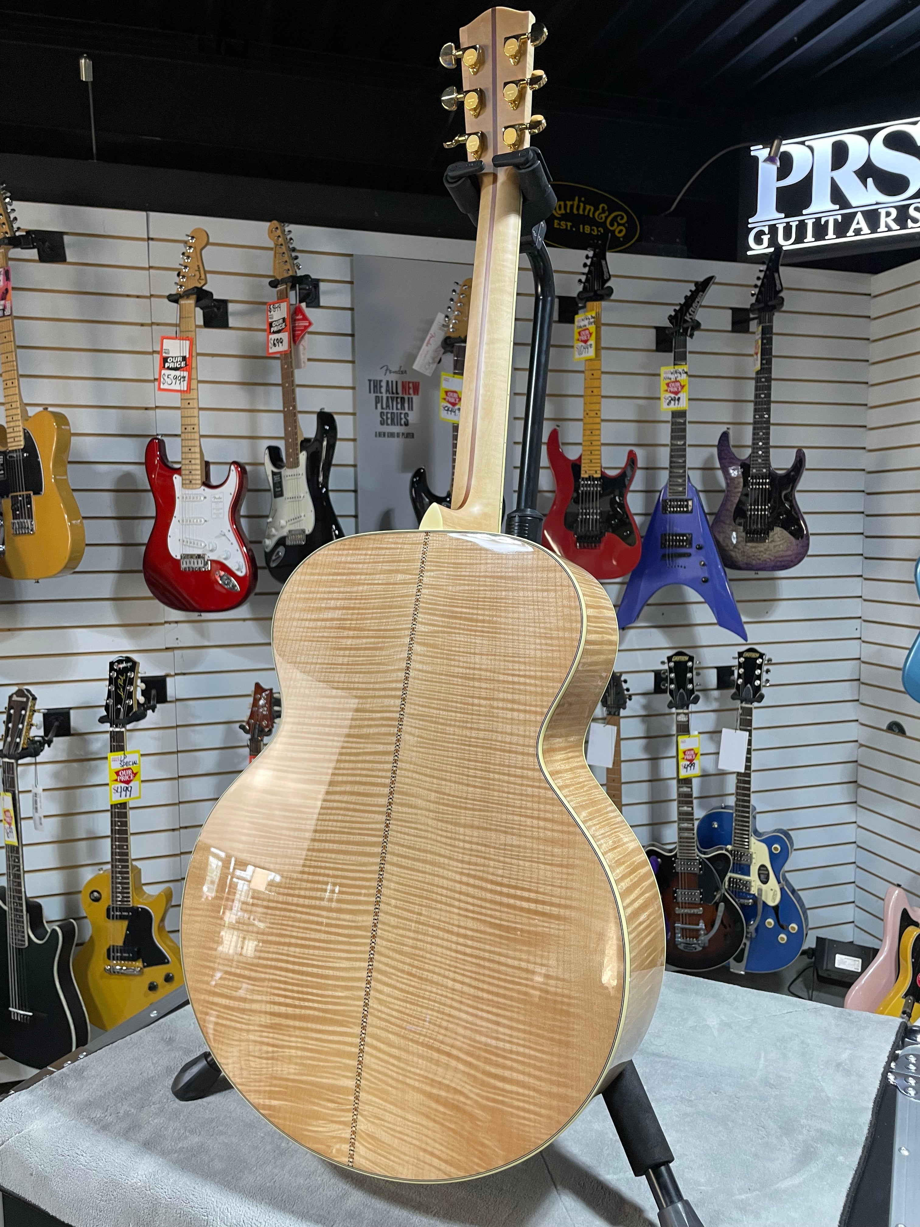 Eastman AC630 Jumbo Acoustic Guitar - Natural #792 GET PLEK'D!