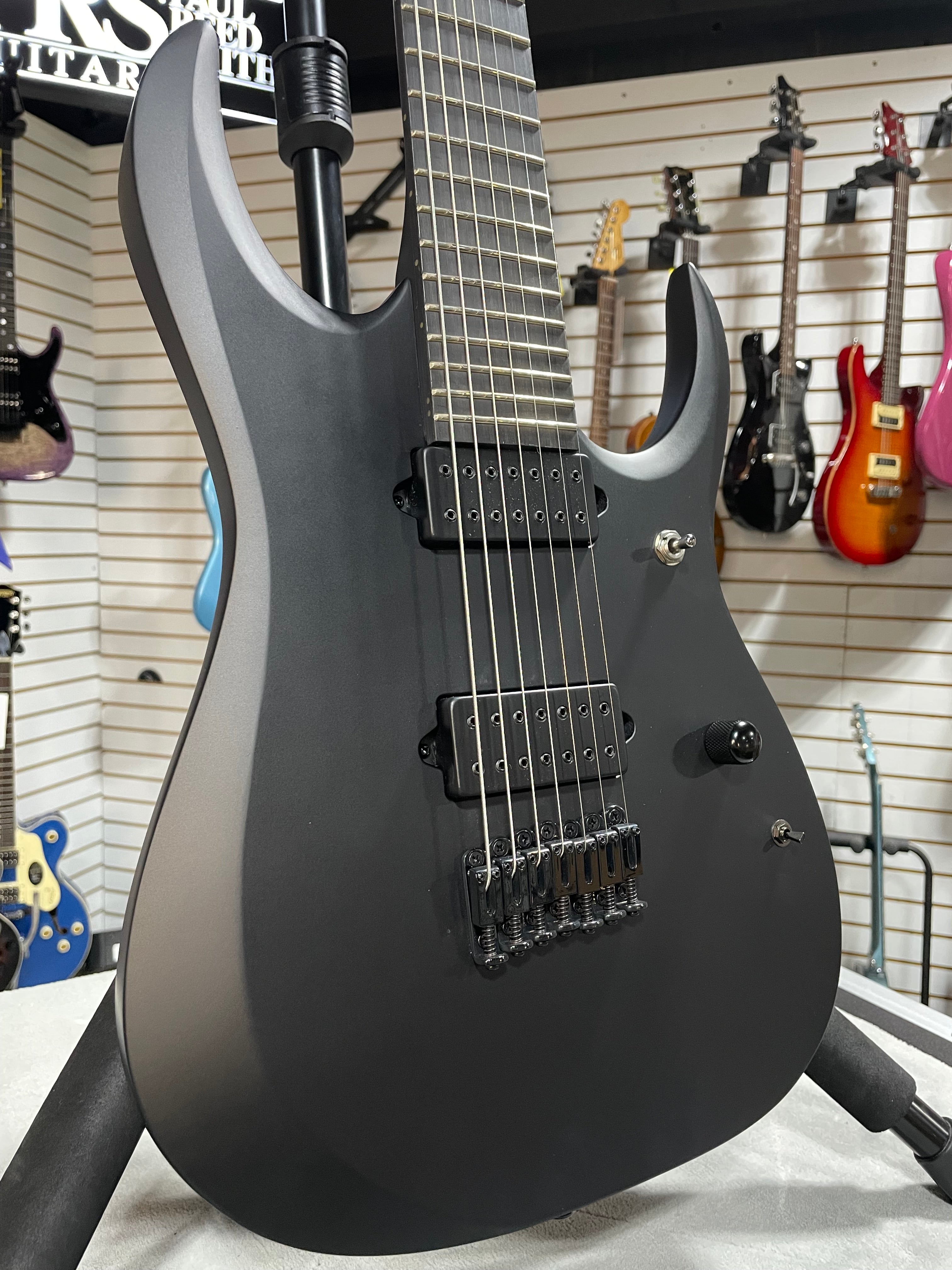 Iron Label RGDRB71 Electric Guitar - Black #298 GET PLEK'D!