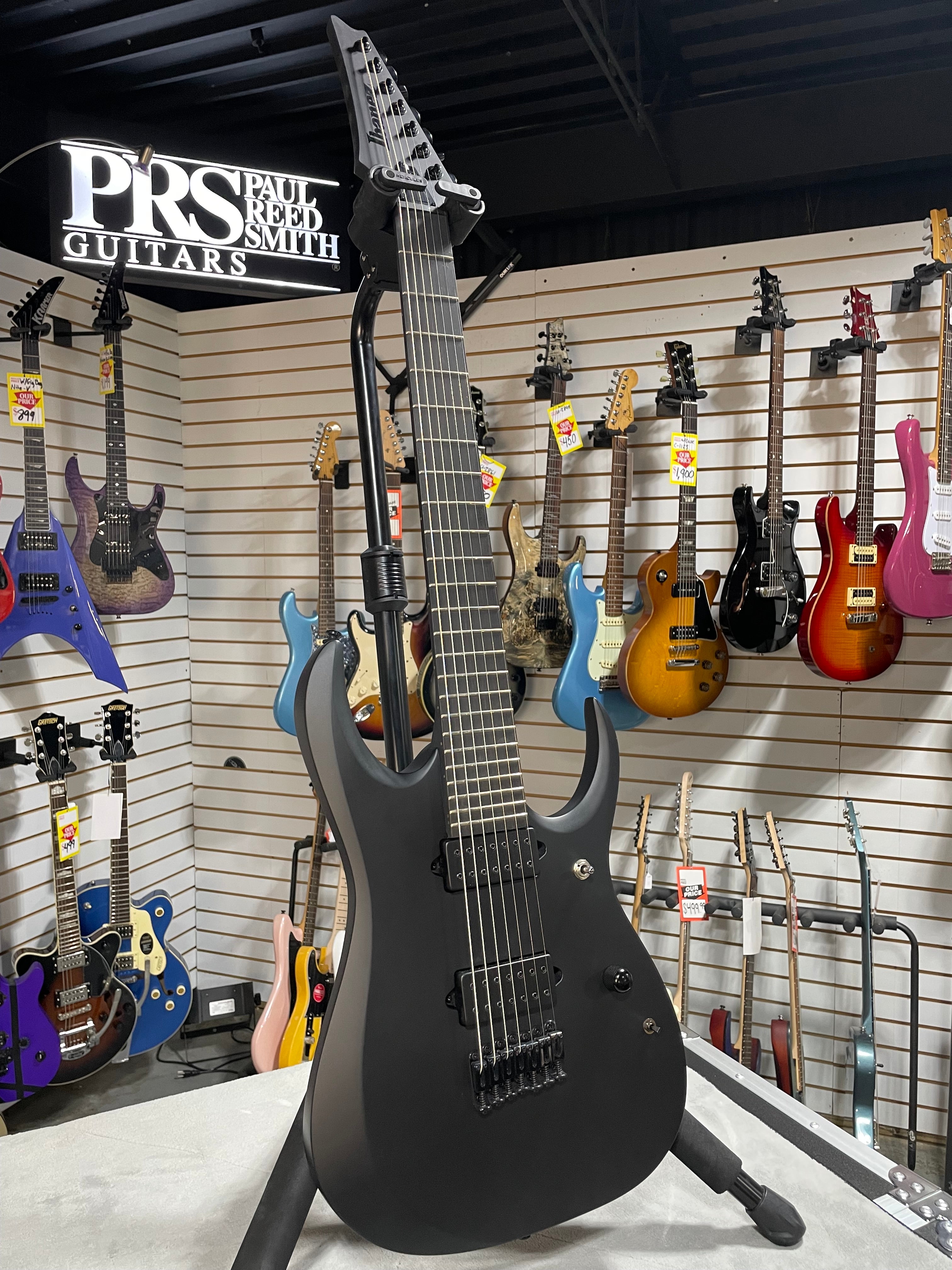 Iron Label RGDRB71 Electric Guitar - Black #298 GET PLEK'D!