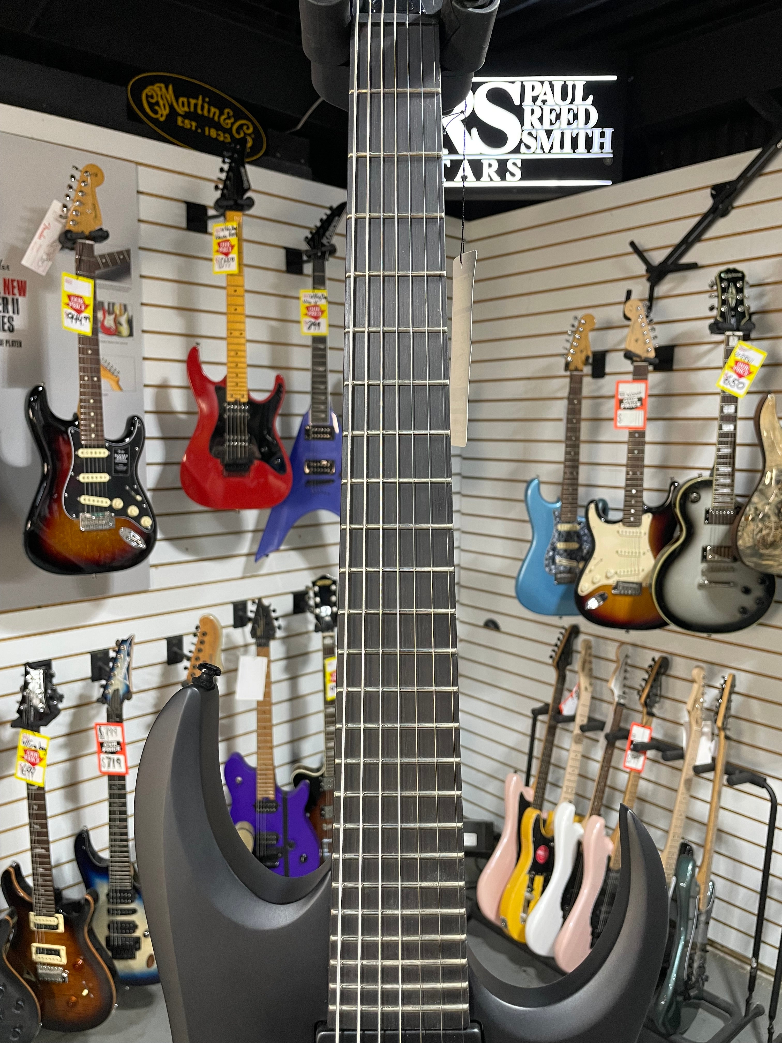 Iron Label RGDRB71 Electric Guitar - Black #298 GET PLEK'D!