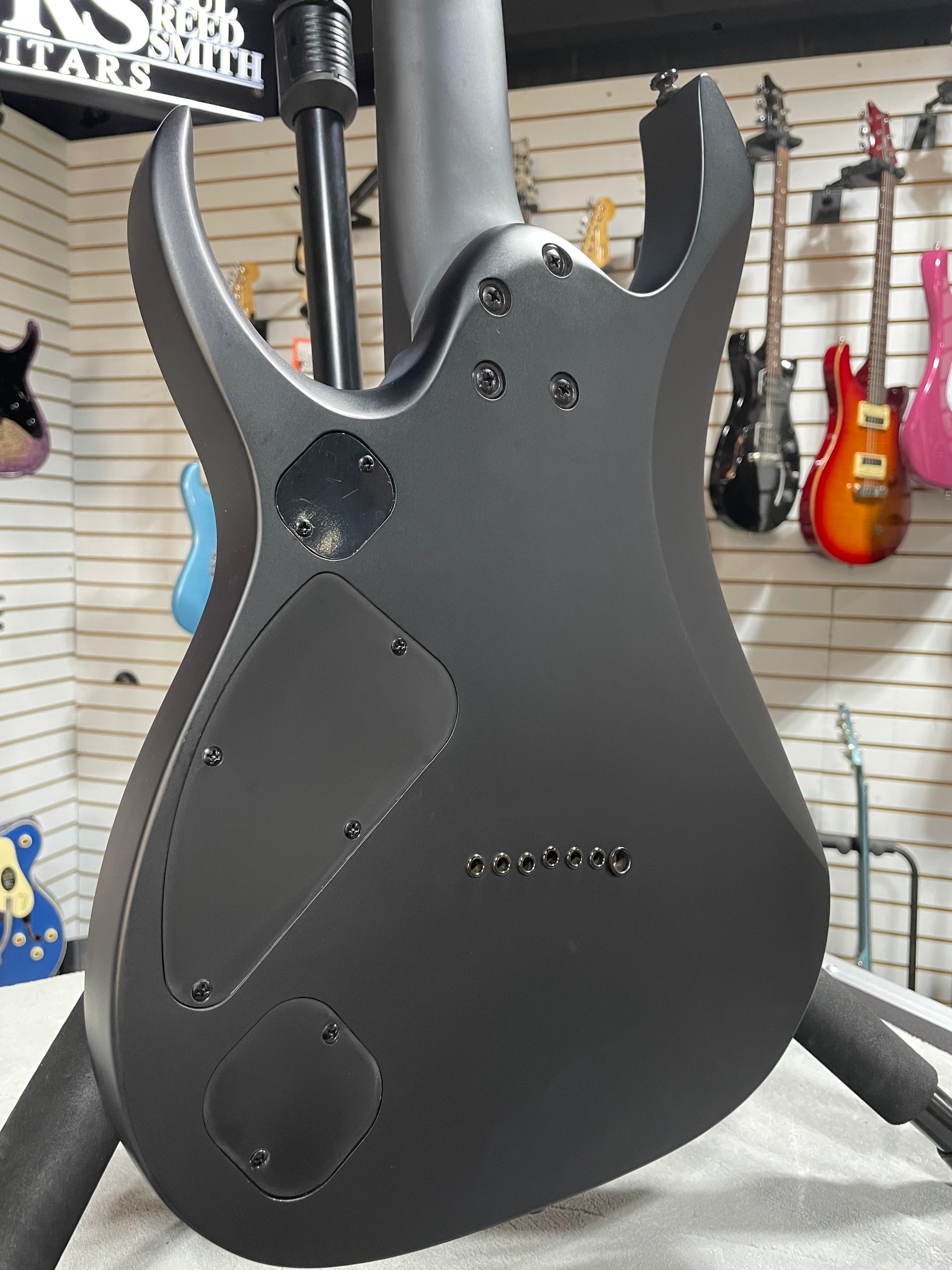 Iron Label RGDRB71 Electric Guitar - Black #298 GET PLEK'D!