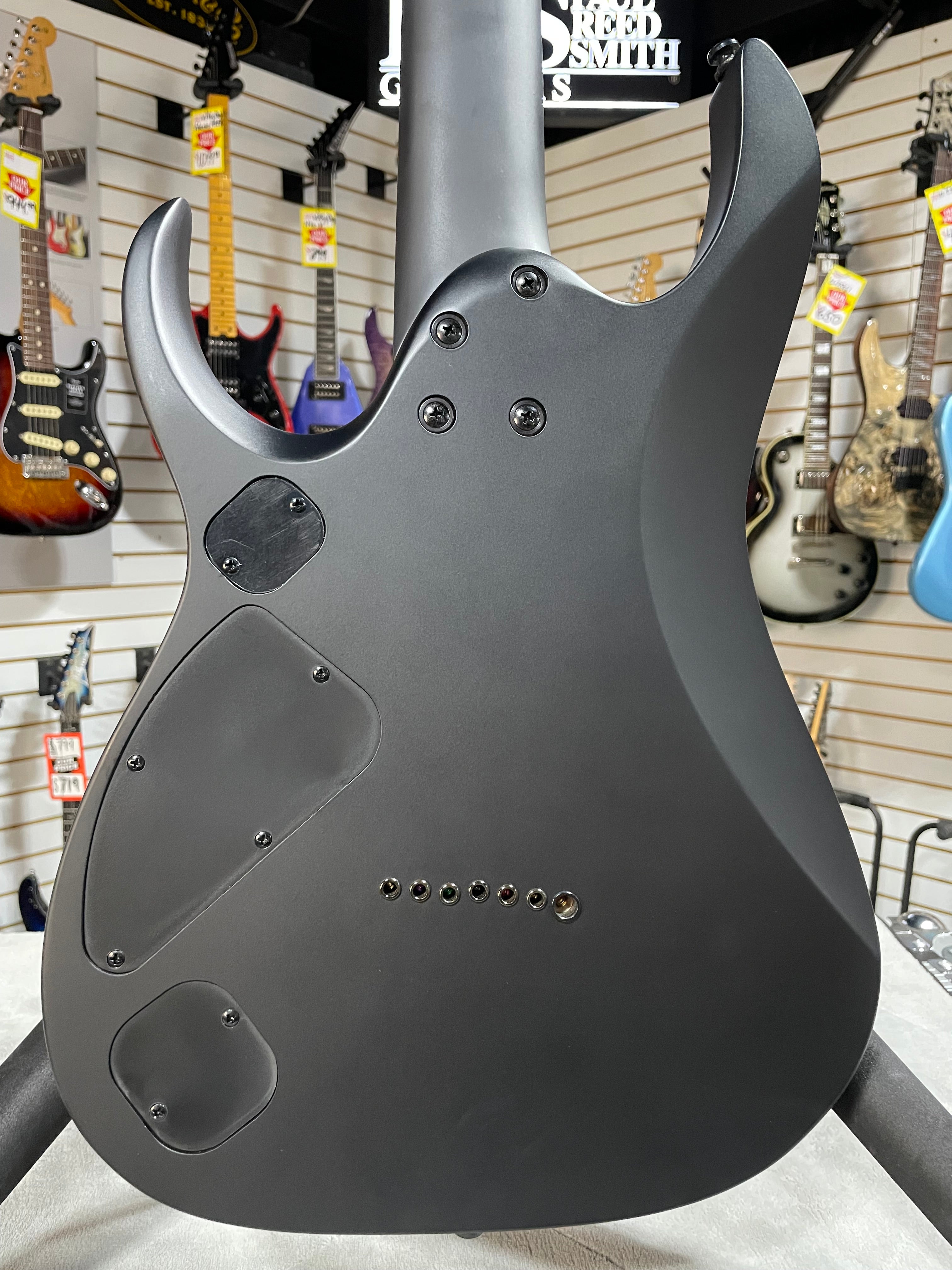 Iron Label RGDRB71 Electric Guitar - Black #298 GET PLEK'D!