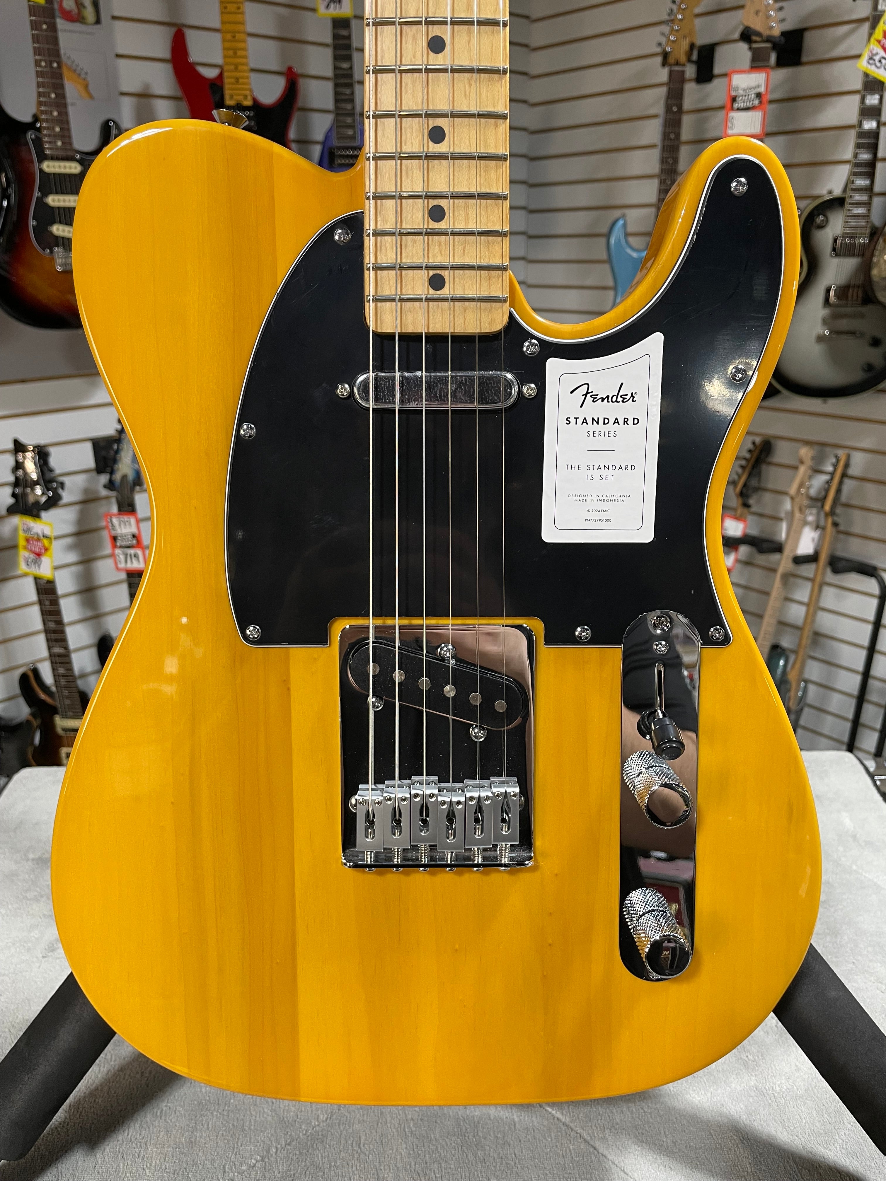 Standard Telecaster Electric Guitar - Butterscotch Blonde #513 GET PLEK'D!