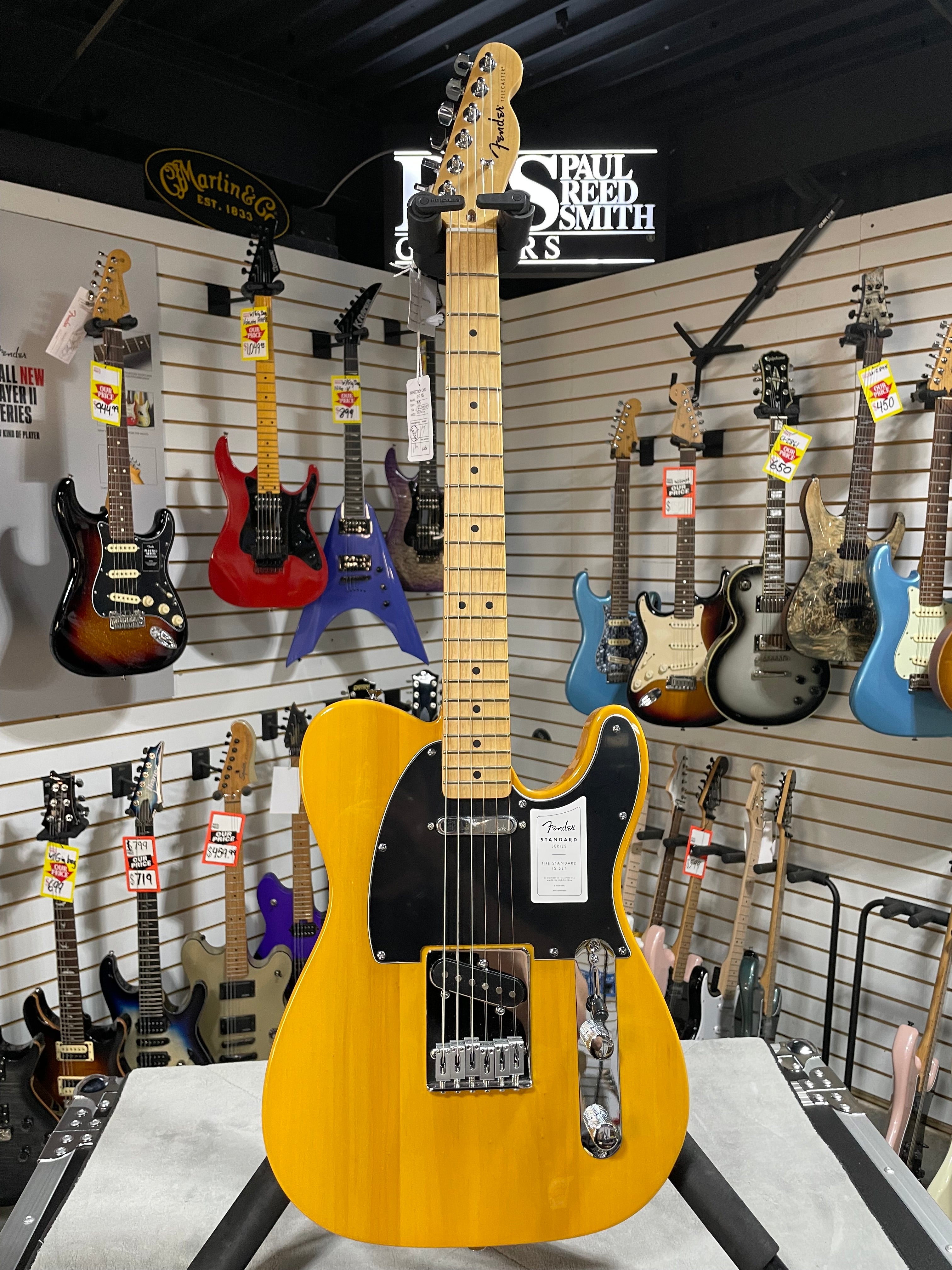 Standard Telecaster Electric Guitar - Butterscotch Blonde #513 GET PLEK'D!