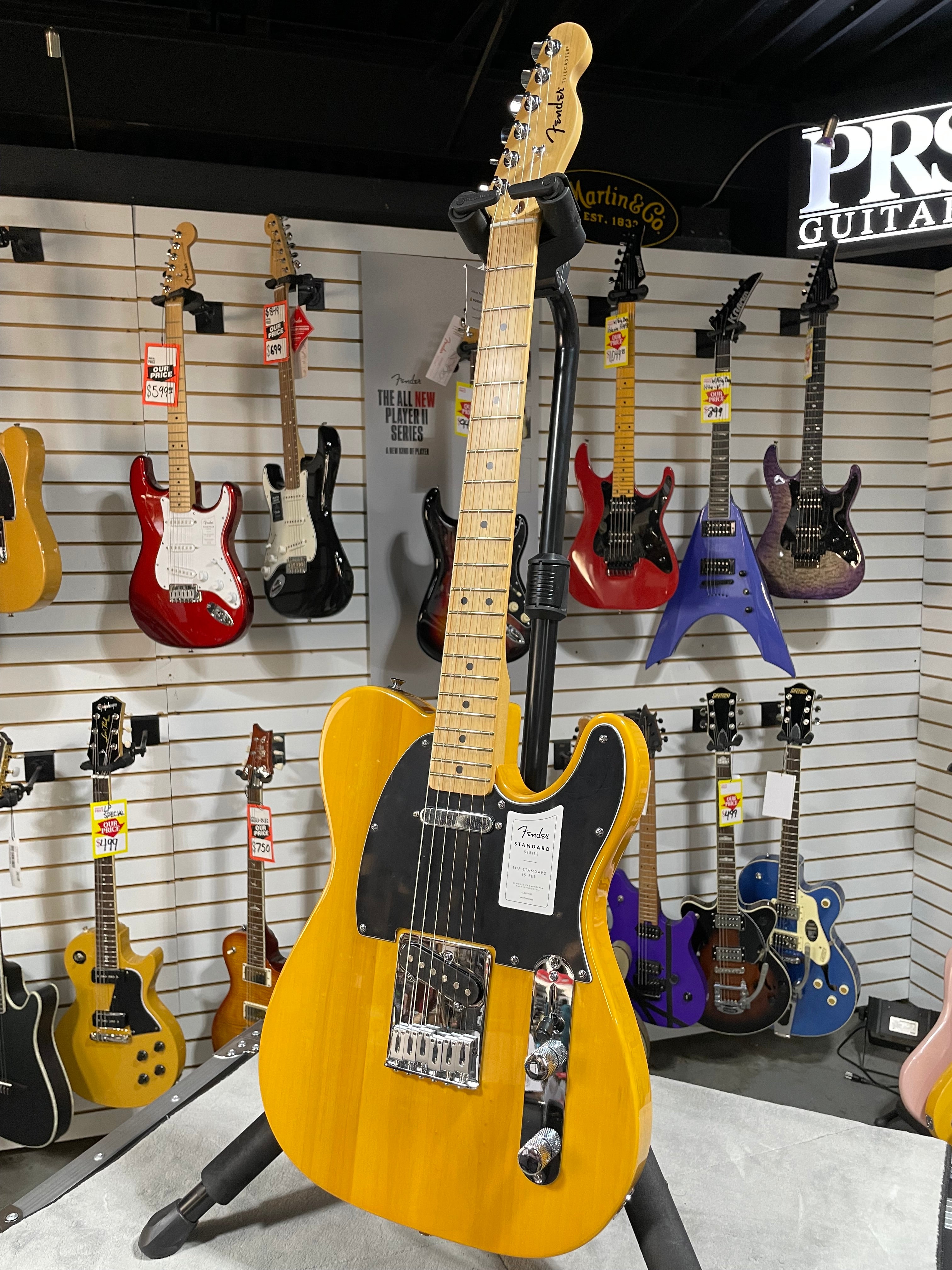 Standard Telecaster Electric Guitar - Butterscotch Blonde #513 GET PLEK'D!