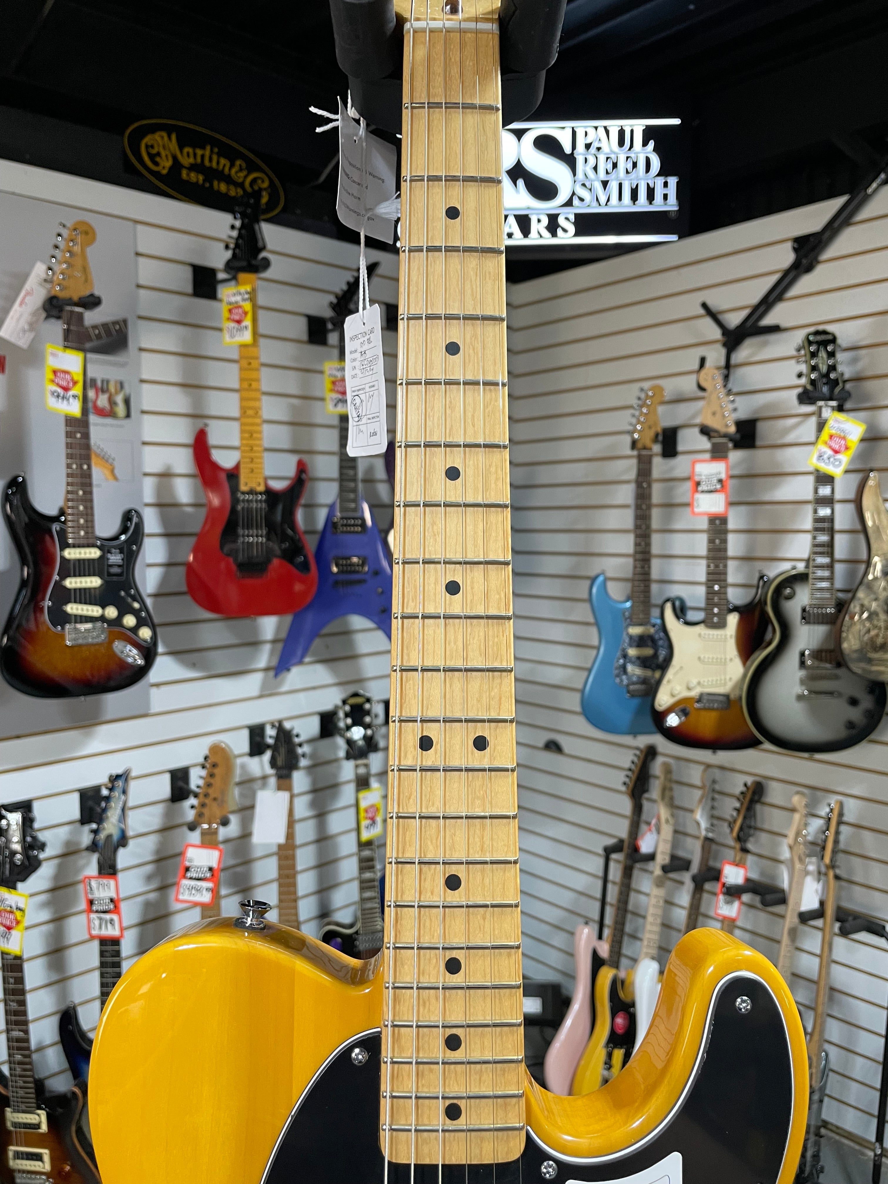 Standard Telecaster Electric Guitar - Butterscotch Blonde #513 GET PLEK'D!