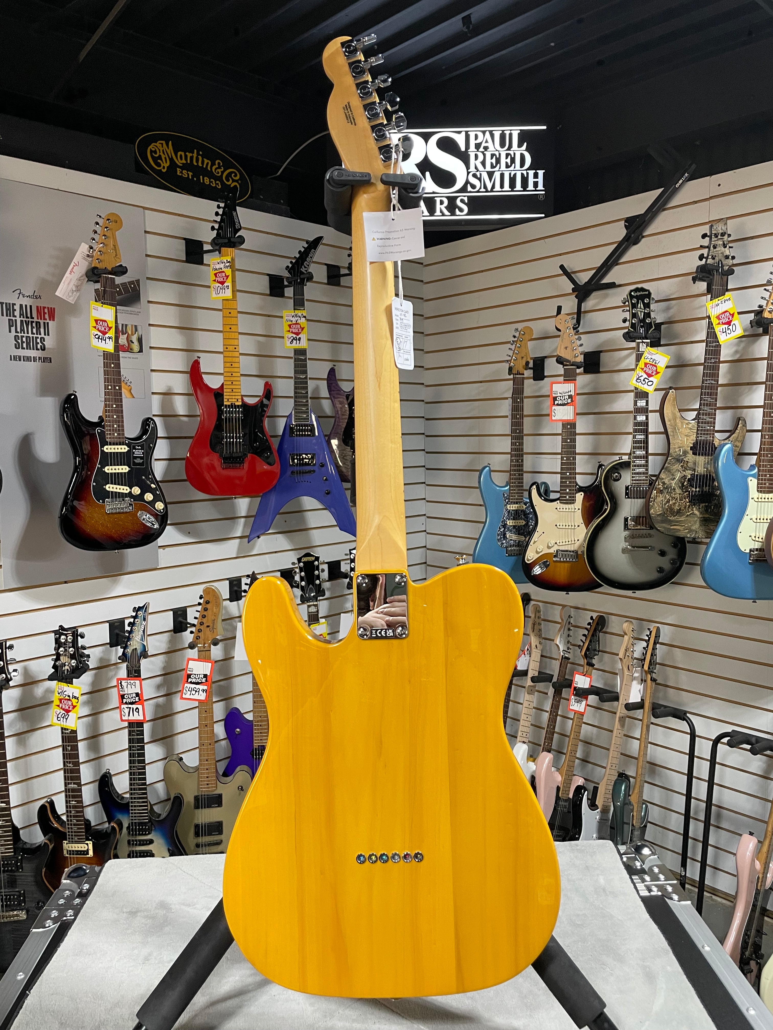 Standard Telecaster Electric Guitar - Butterscotch Blonde #513 GET PLEK'D!