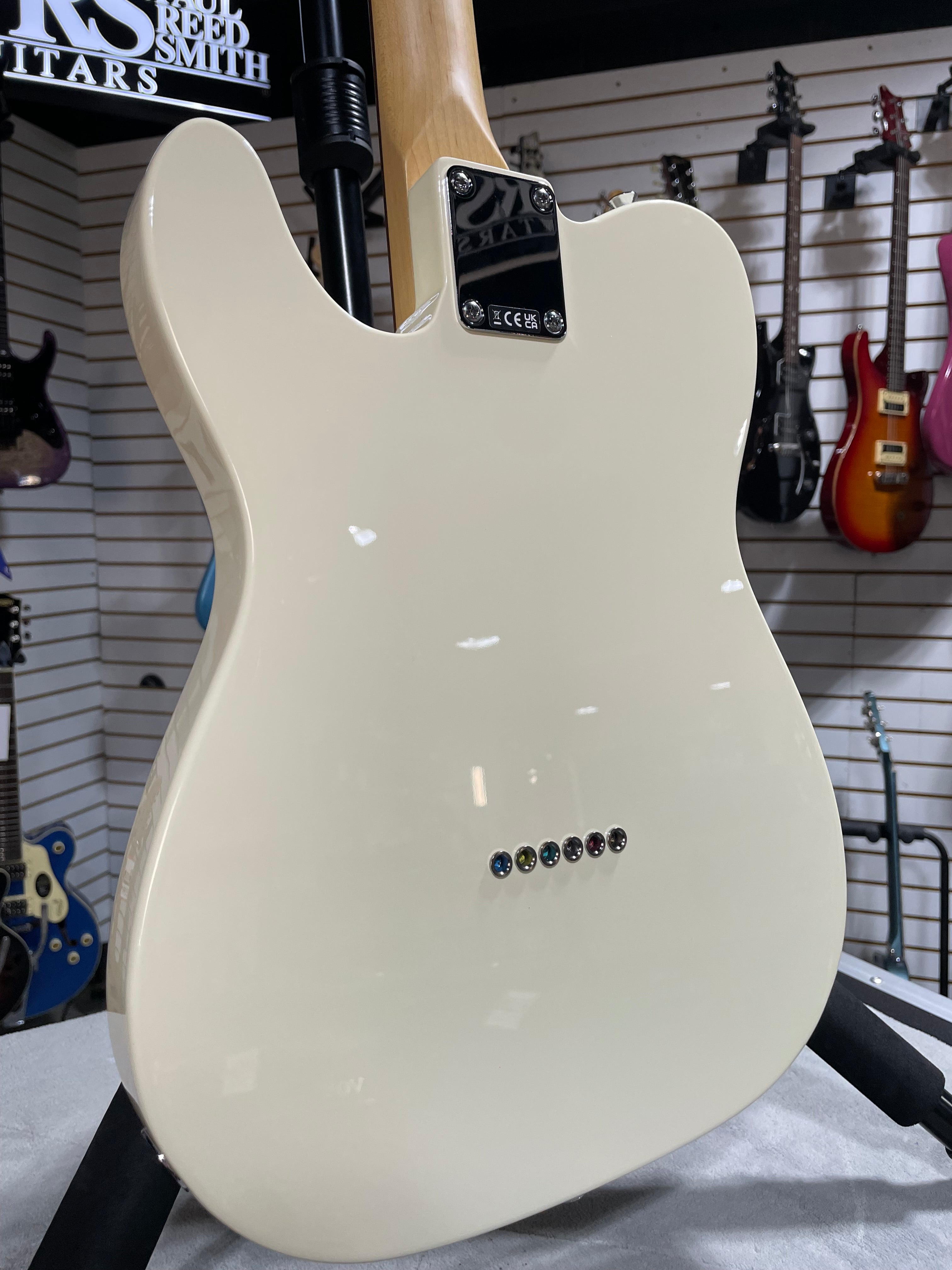 Fender Standard Telecaster Electric Guitar - Olympic White & PLEK*D #961