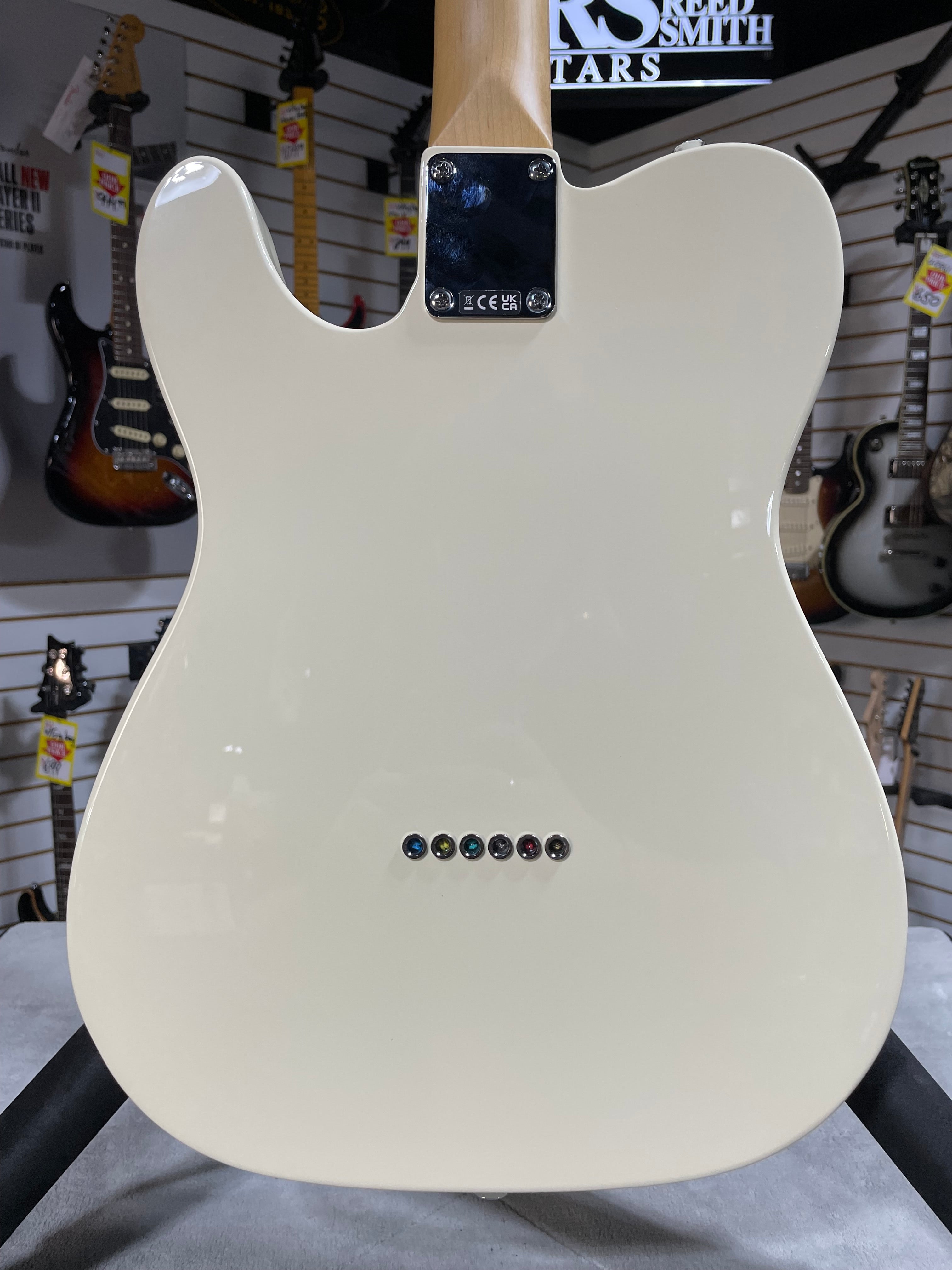 Fender Standard Telecaster Electric Guitar - Olympic White & PLEK*D #961