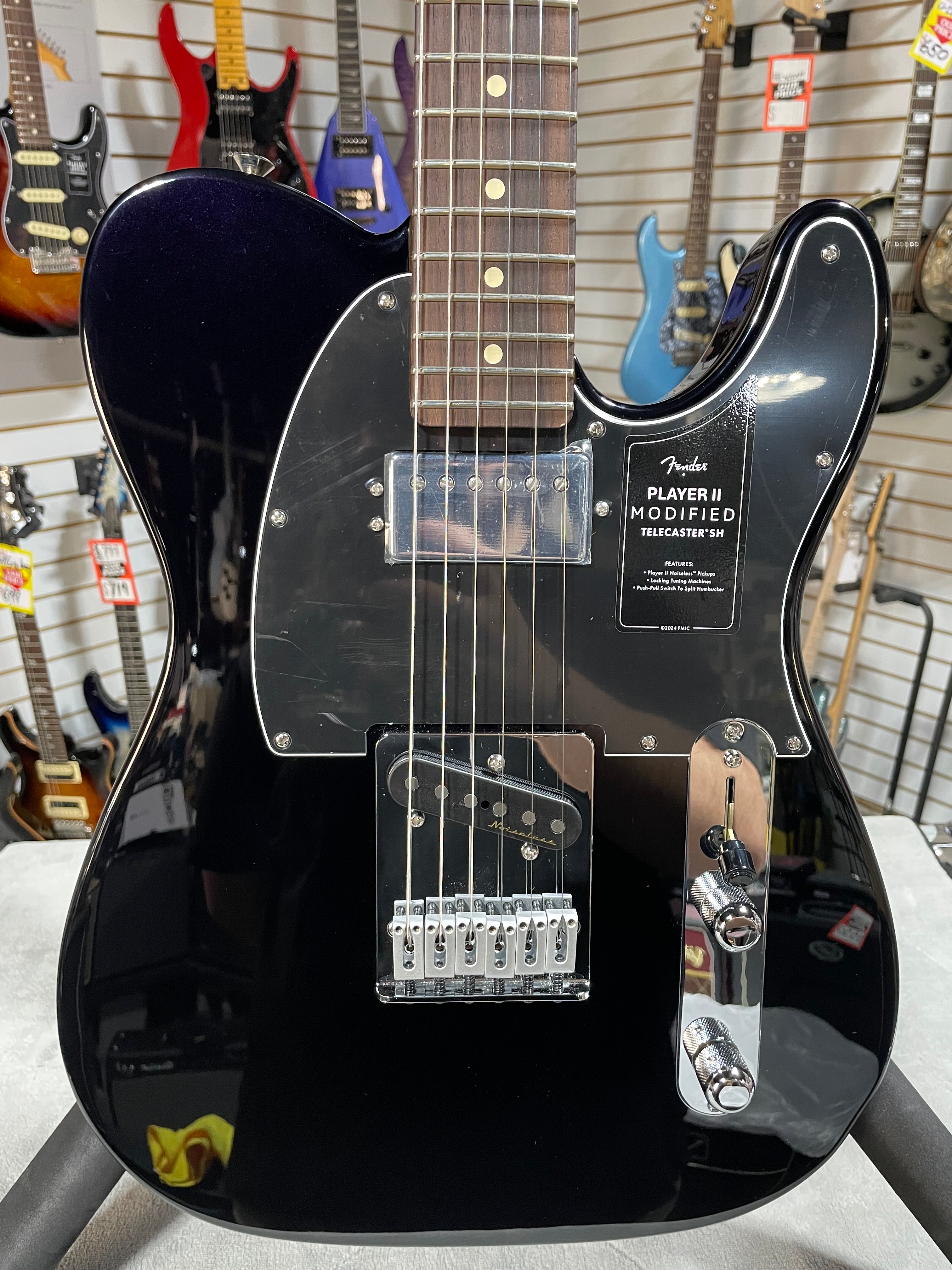 Fender Player II Modified Telecaster SH Electric Guitar - Dusk, Rosewood Fingerboard #124 GET PLEK'D!