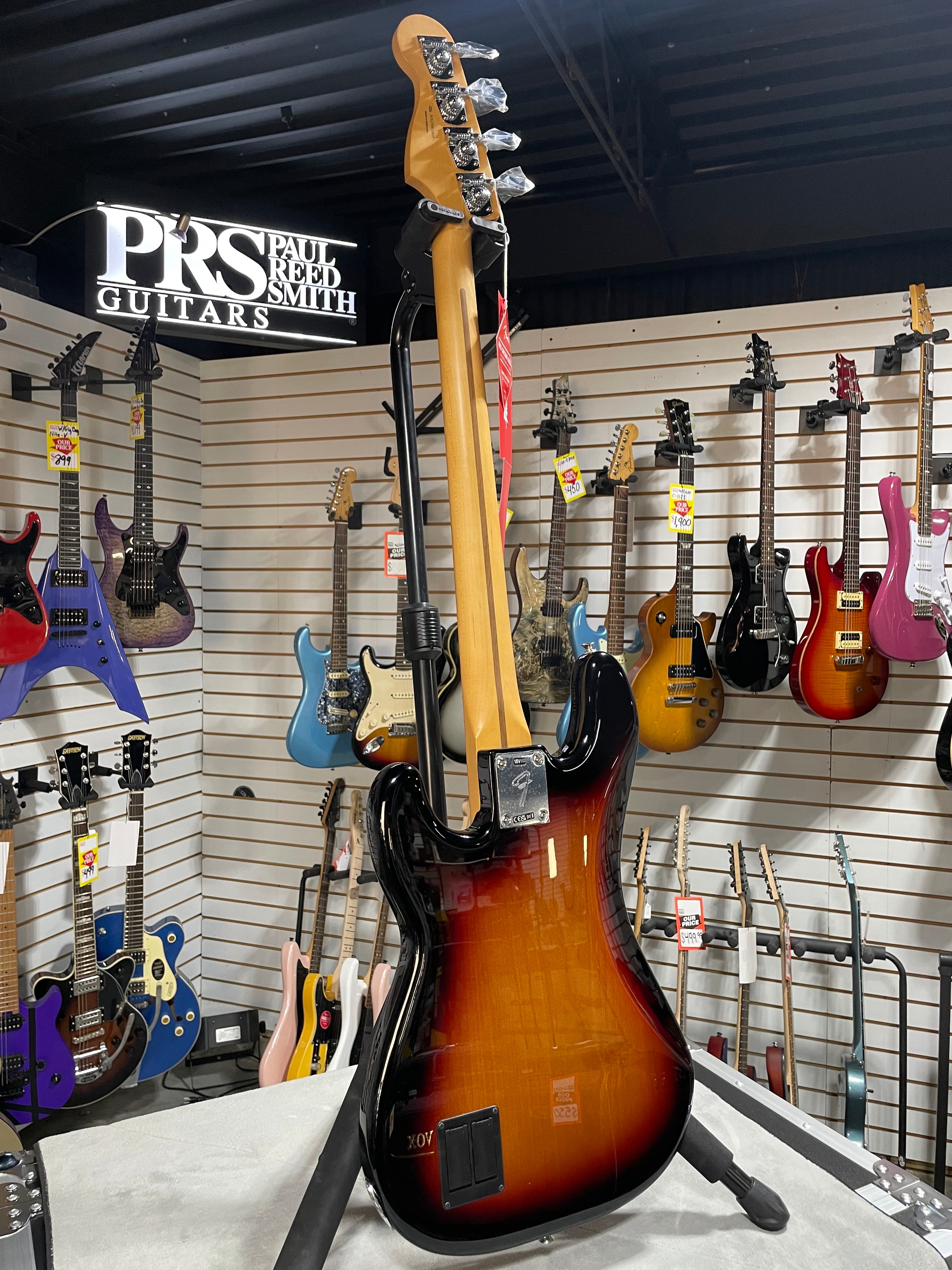 Player II Modified Active Precision Bass - 3-tone Sunburst, Maple Fingerboard #869 GET PLEK'D!