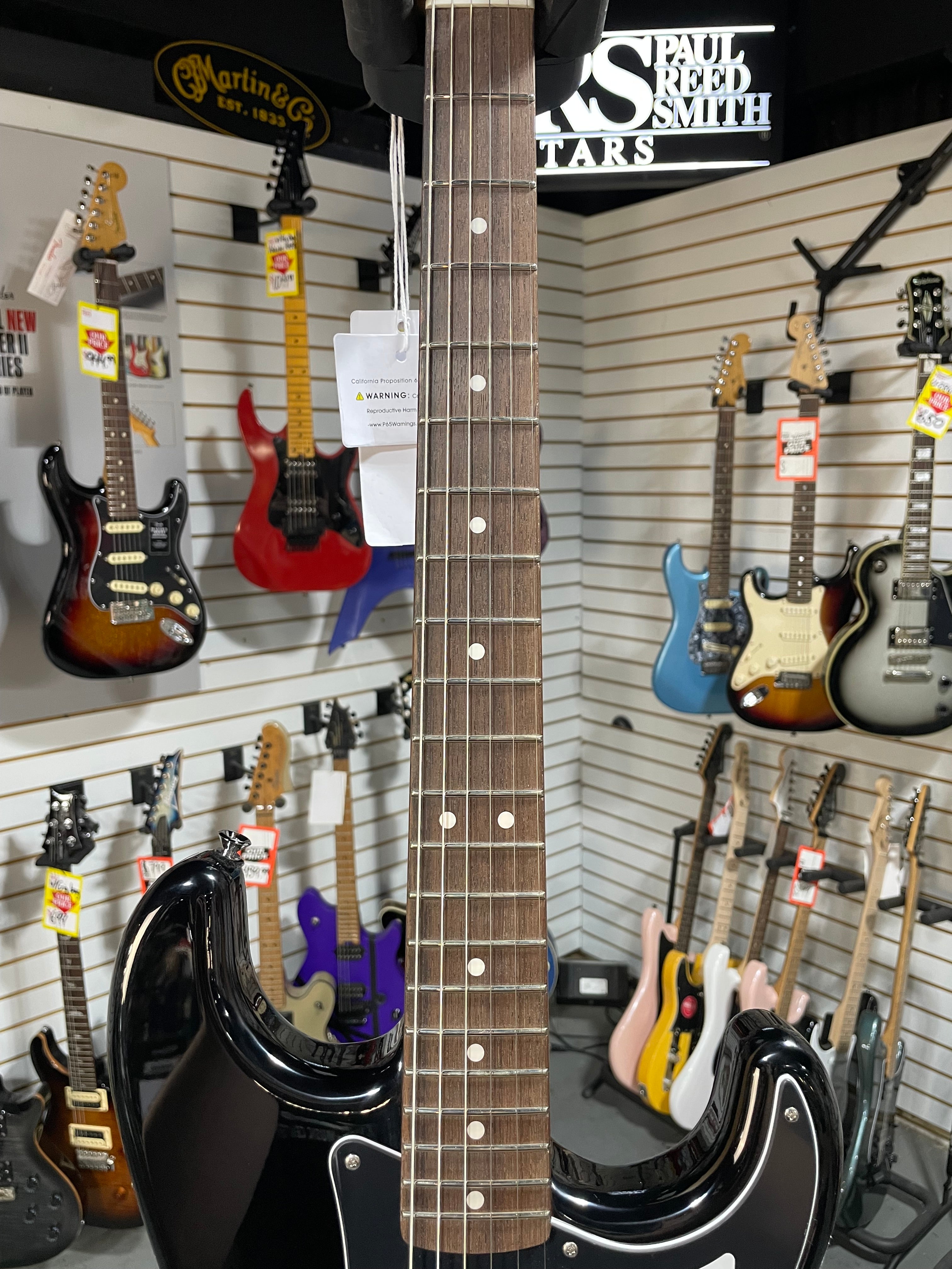 Standard Stratocaster HSS Electric Guitar - Black #330 GET PLEK'D!