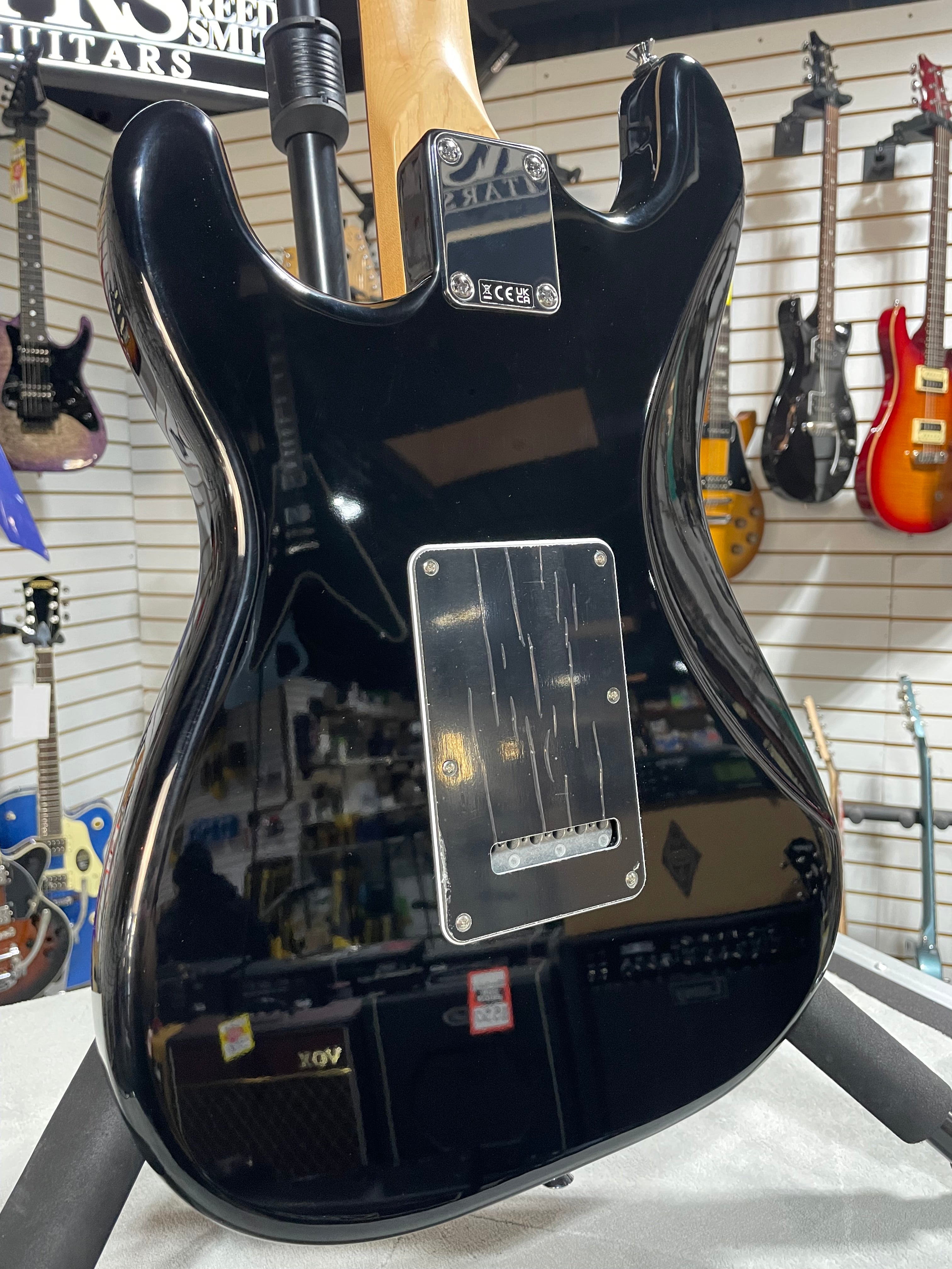 Standard Stratocaster HSS Electric Guitar - Black #330 GET PLEK'D!