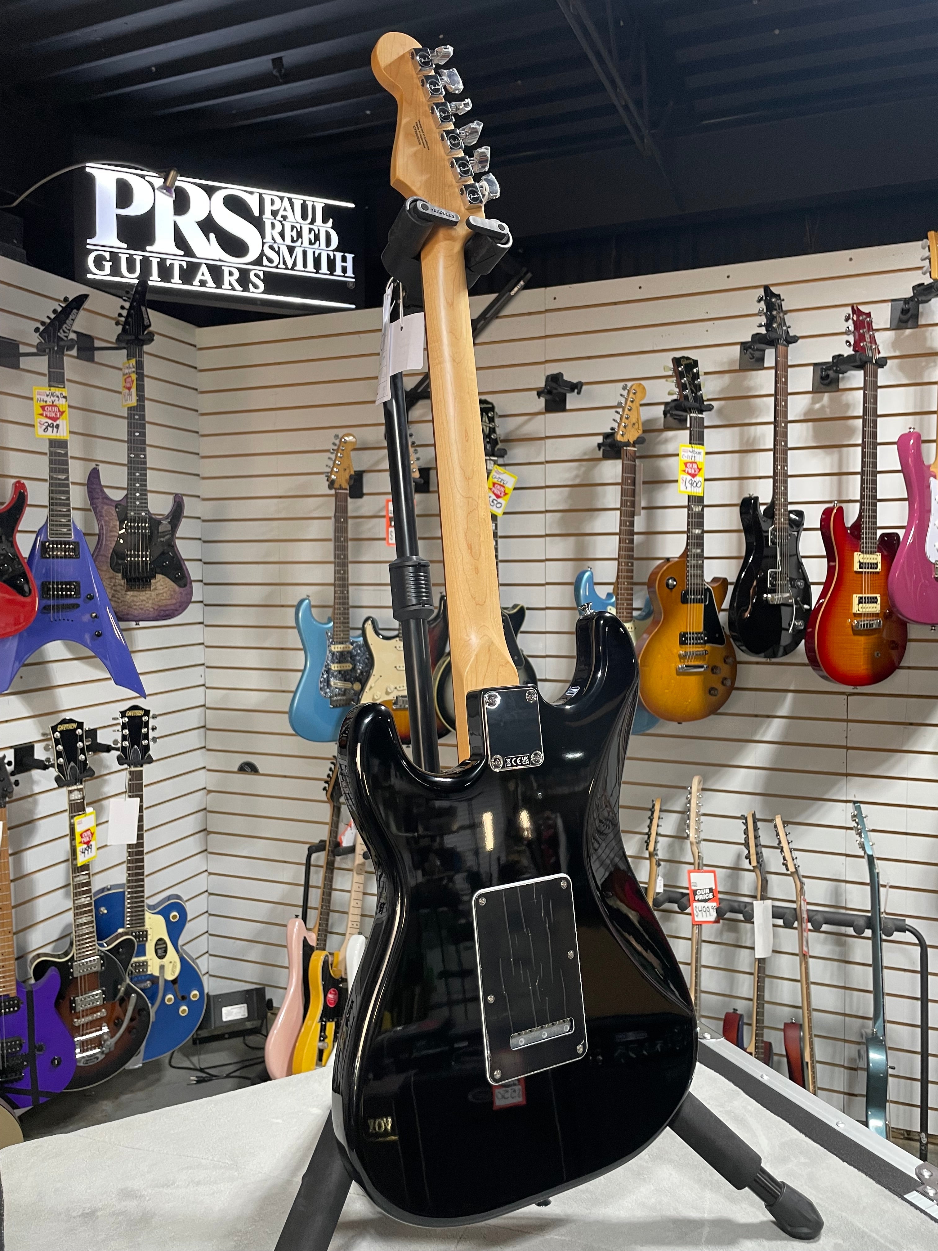 Standard Stratocaster HSS Electric Guitar - Black #330 GET PLEK'D!