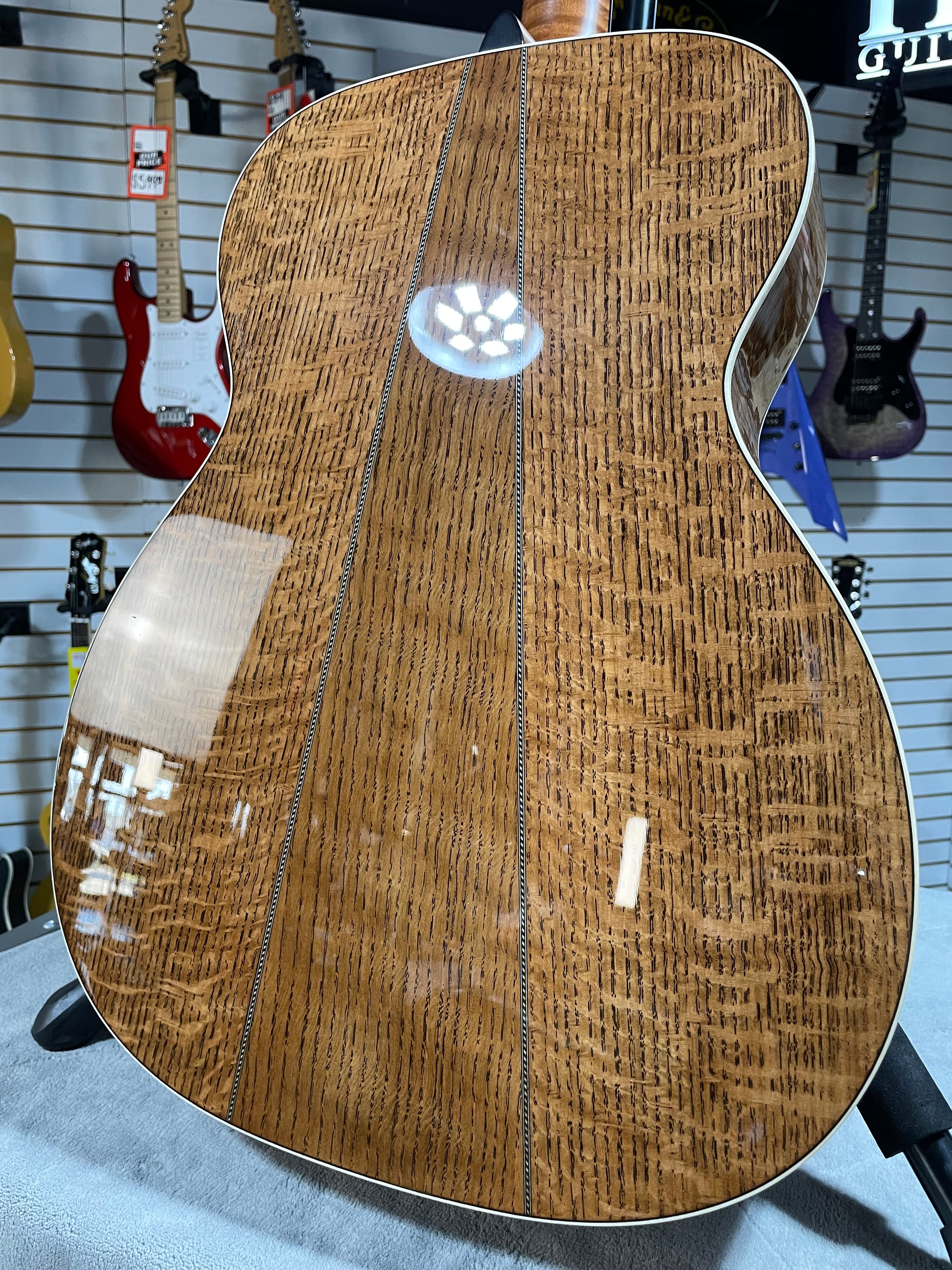 Martin CEO-11 Left Handed Acoustic Guitar - Blue Burst w/OHSC & PLEK*D #929