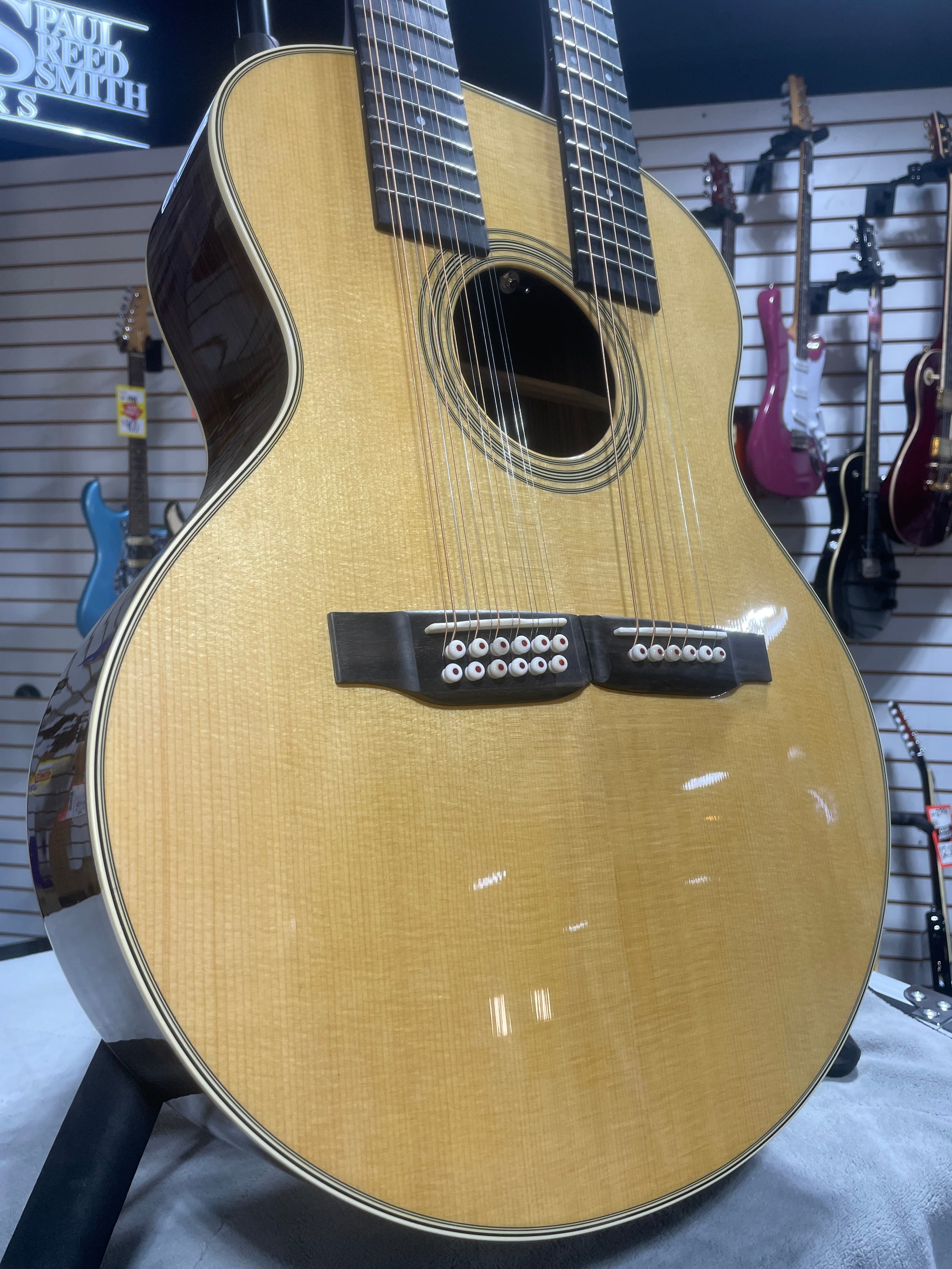 Martin Grand J-28E DN Doubleneck Standard Series Acoustic-electric Guitar - Natural w/ OHSC #394
