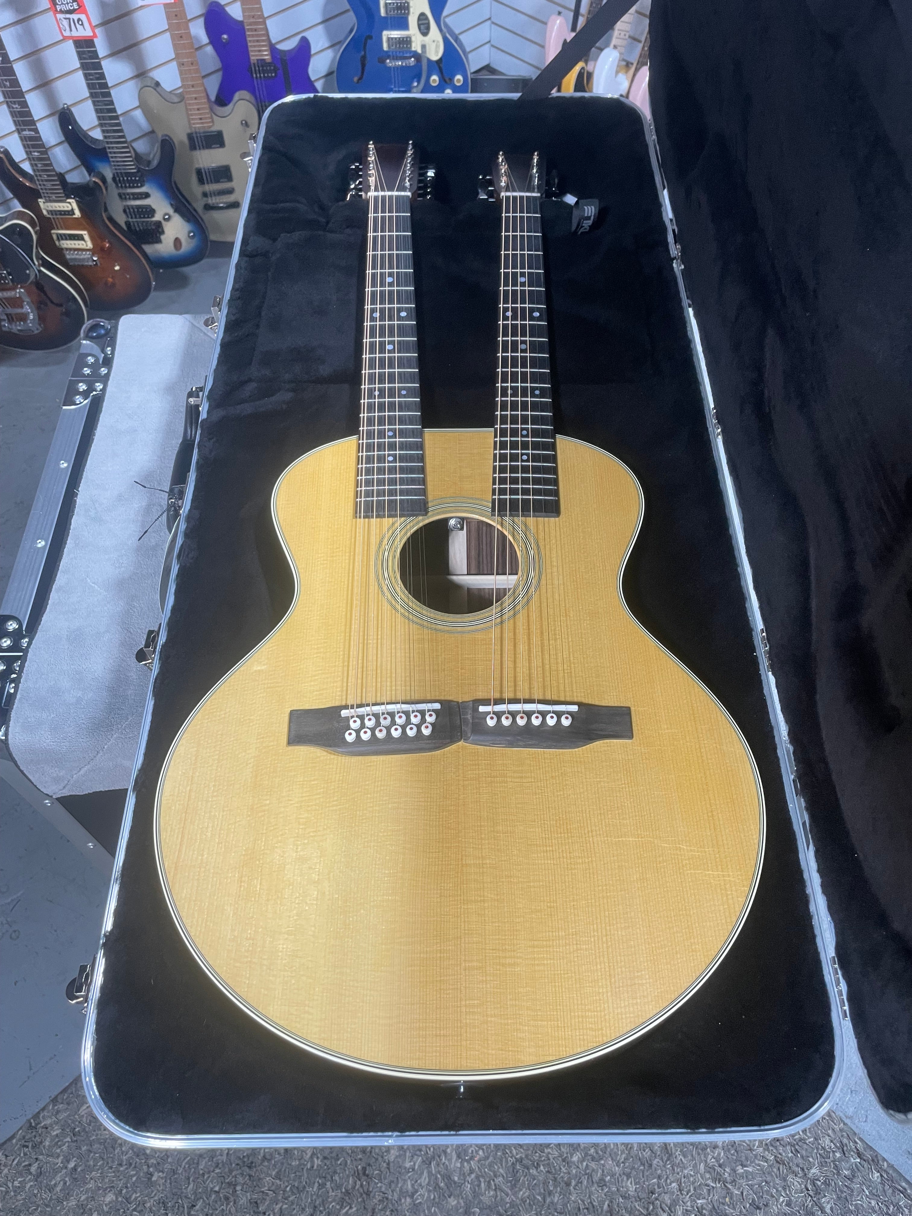 Martin Grand J-28E DN Doubleneck Standard Series Acoustic-electric Guitar - Natural w/ OHSC #394