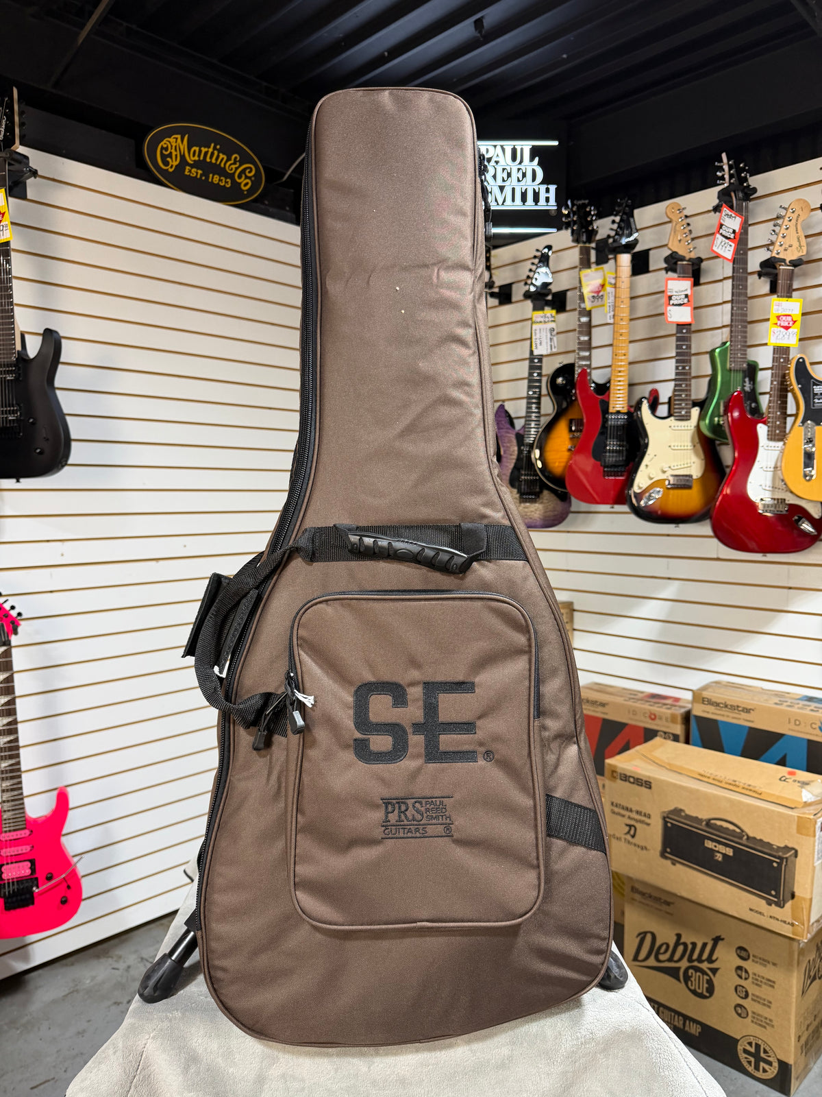 PRS SE CE 24 Satin - Flat Black Top, C&M Exclusive - Black