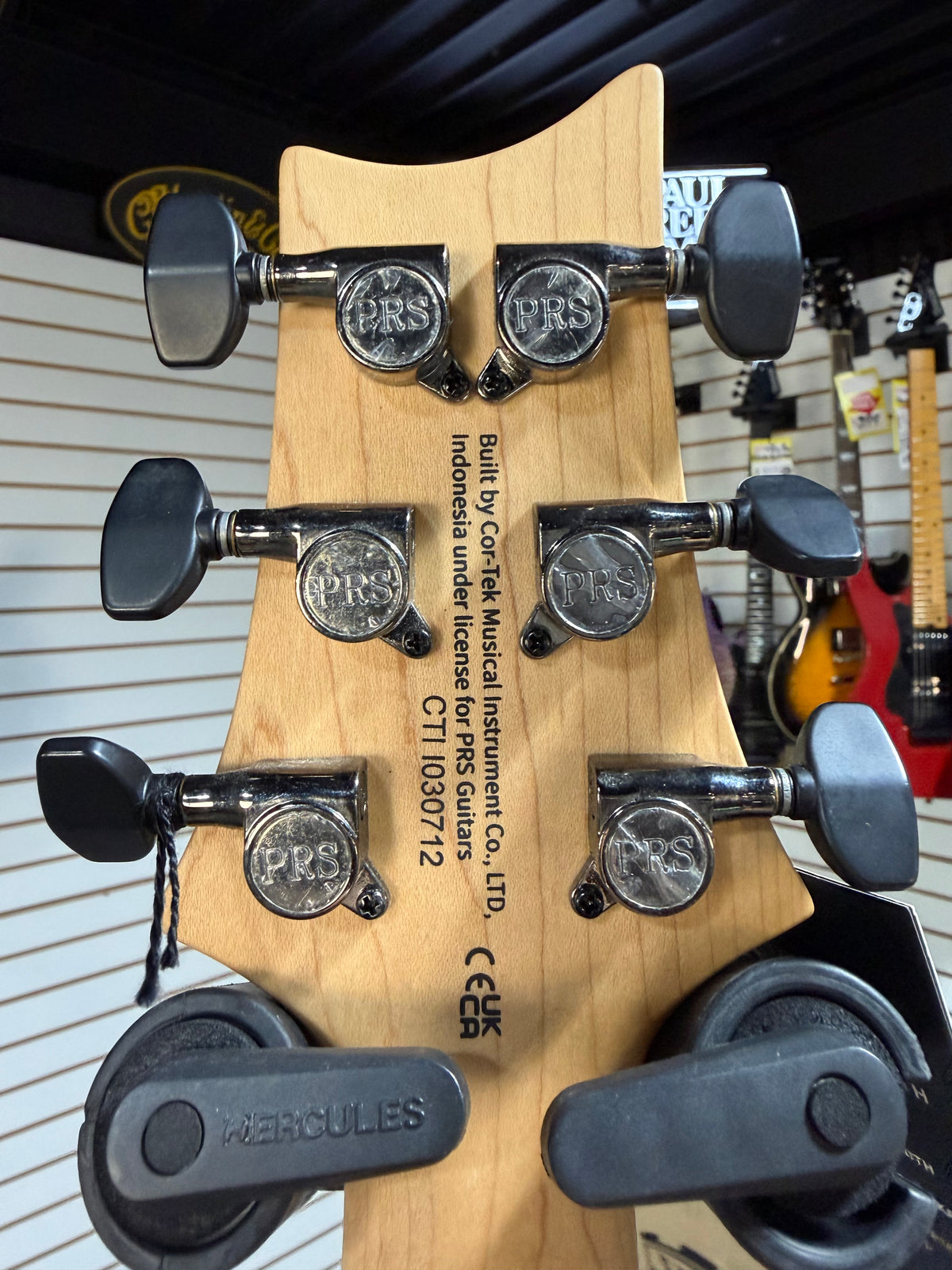 PRS SE CE 24 Satin - Flat White Top, C&M Exclusive - White