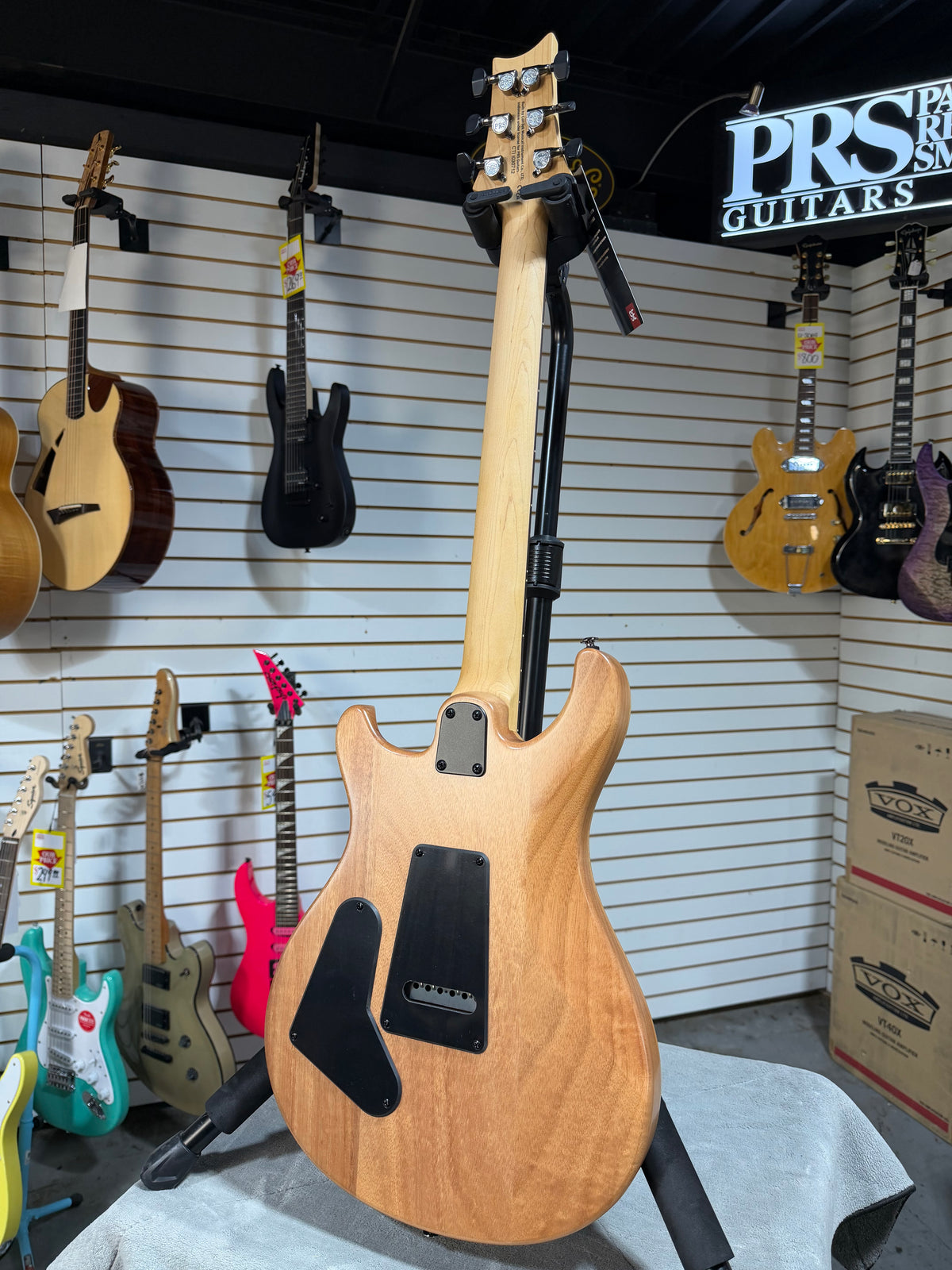 PRS SE CE 24 Satin - Flat White Top, C&M Exclusive - White