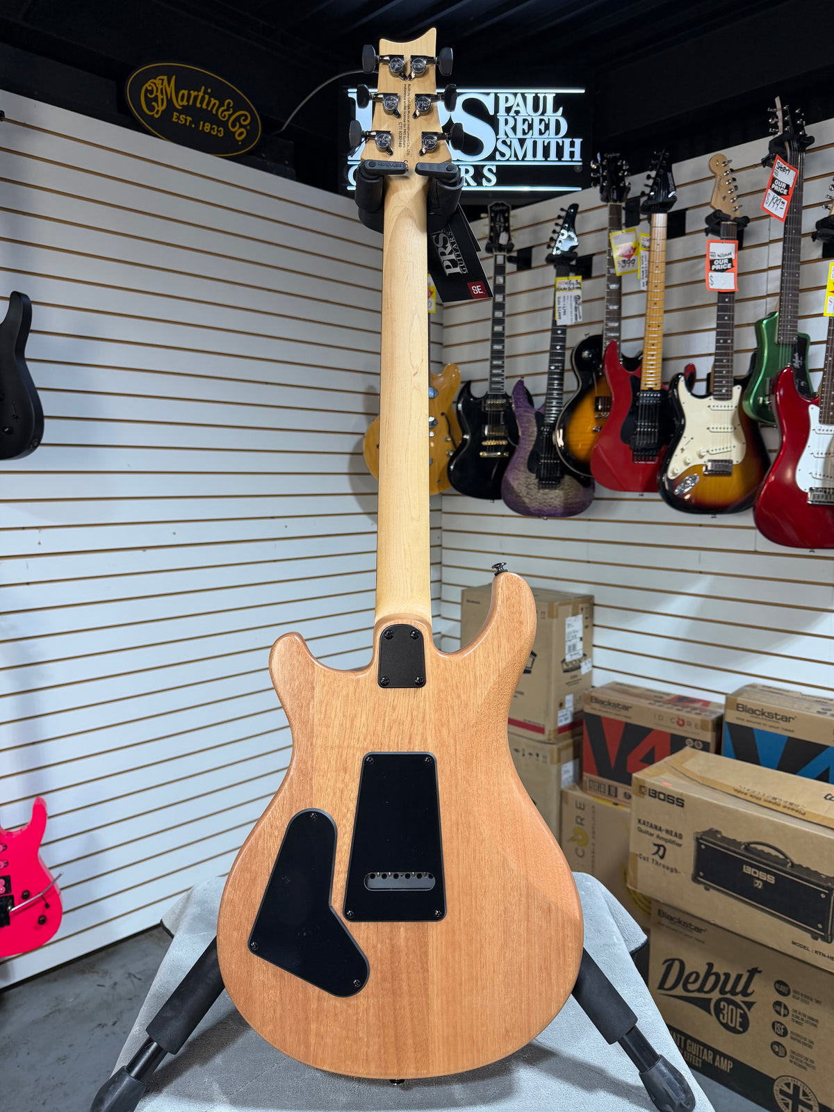 PRS SE CE 24 Satin - Flat White Top, C&M Exclusive - White
