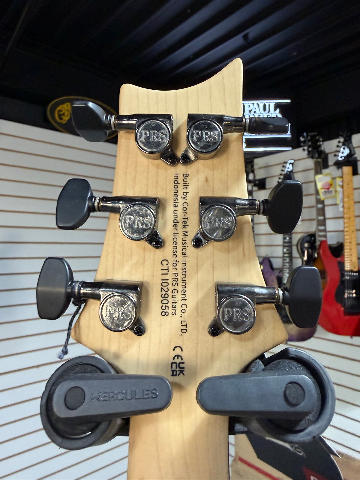 PRS SE CE 24 Satin - Flat White Top, C&M Exclusive - White