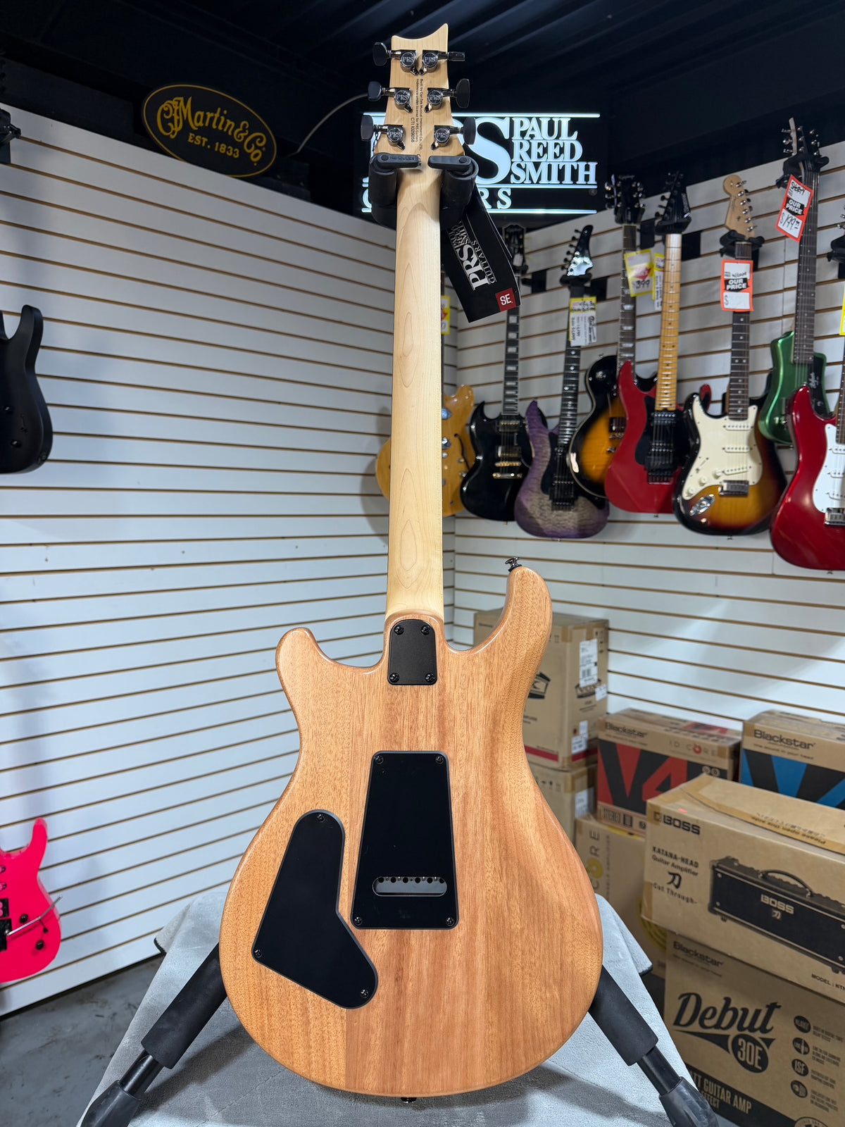 PRS SE CE 24 Satin - Flat White Top, C&M Exclusive - White