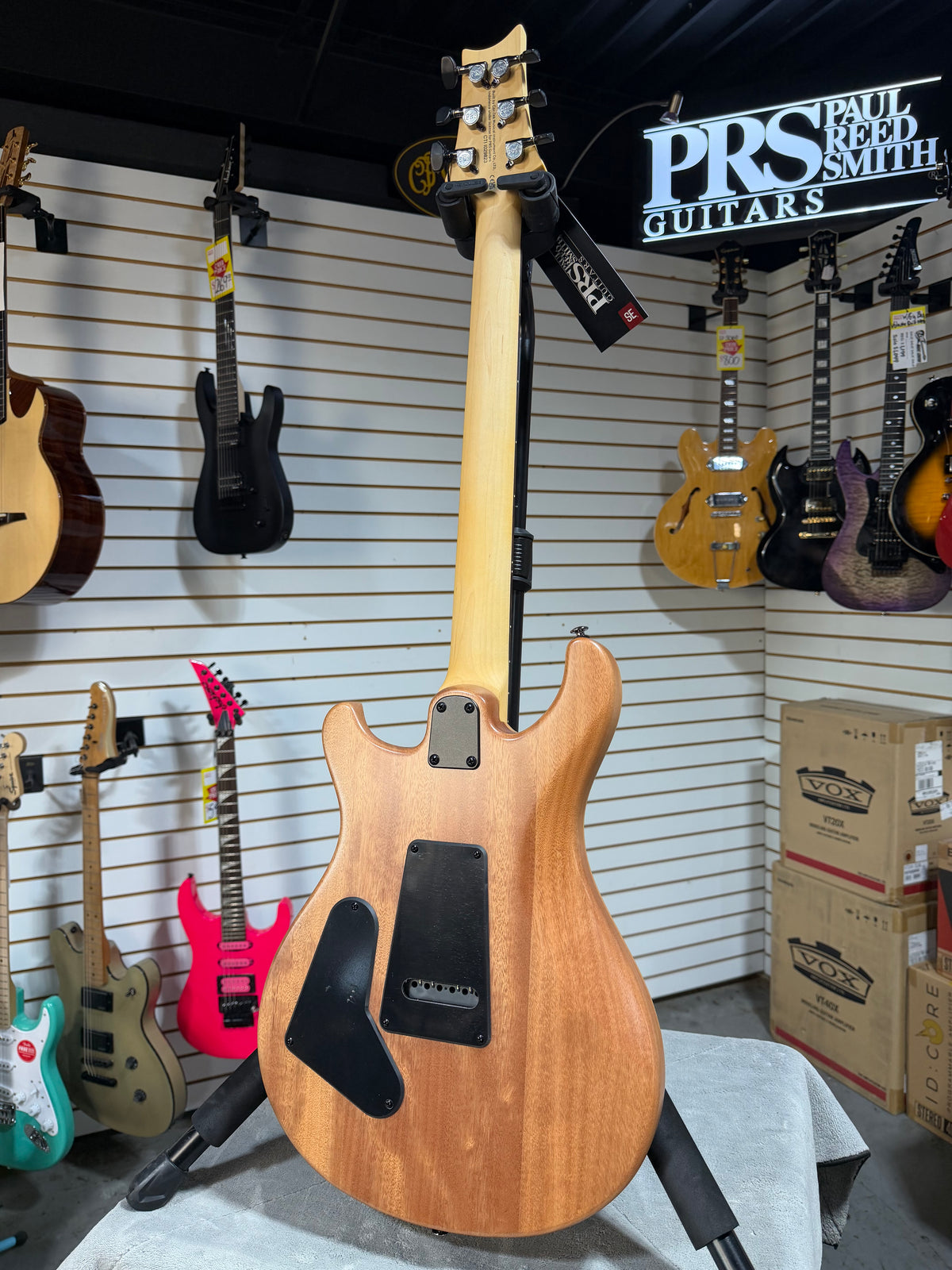 PRS SE CE 24 Satin - Flat White Top, C&M Exclusive - White