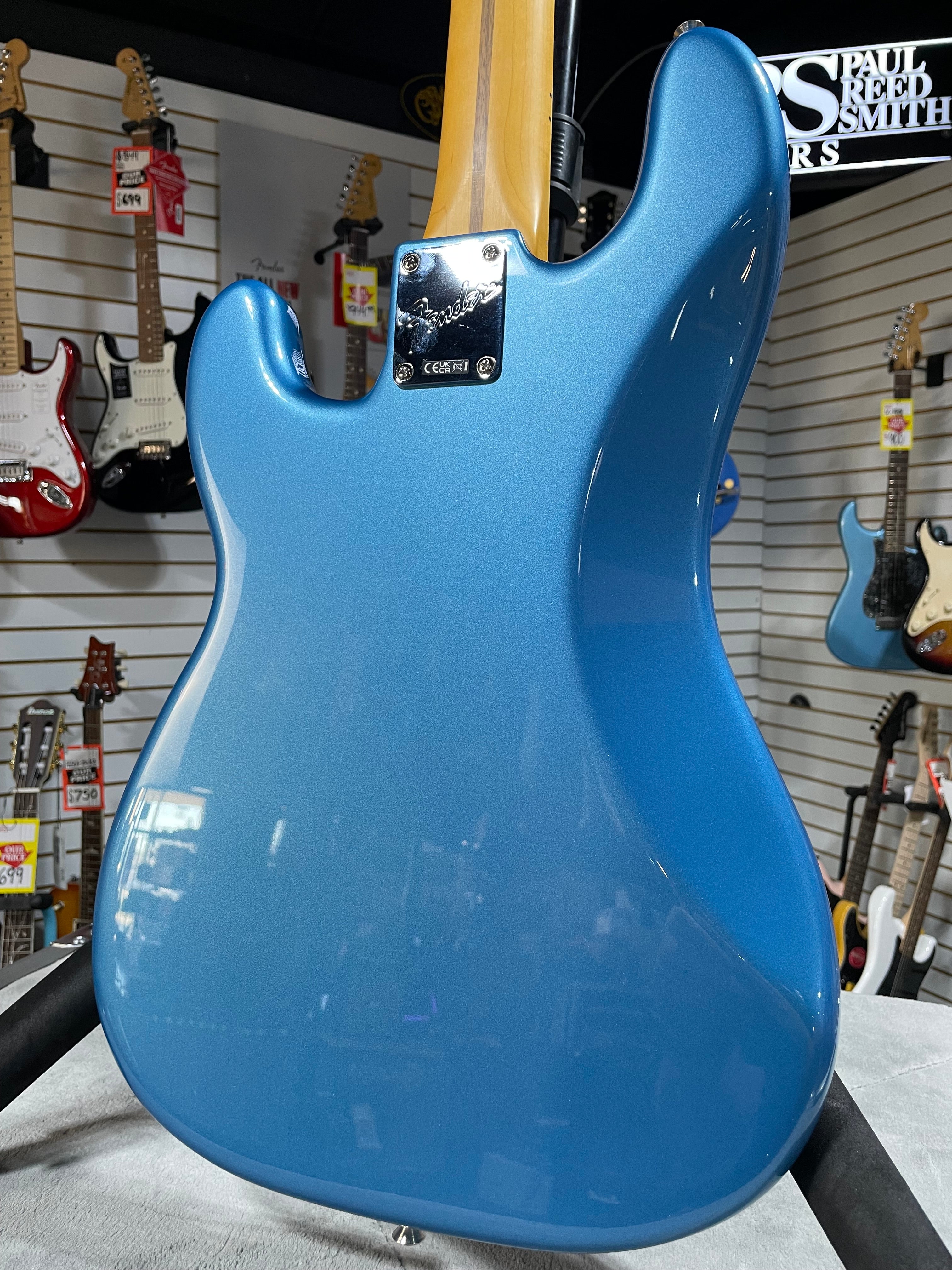 Fender American Professional Classic Precision Bass 2025 - Faded Lake Placid Blue w/ Gig Bag & PLEK*D #557