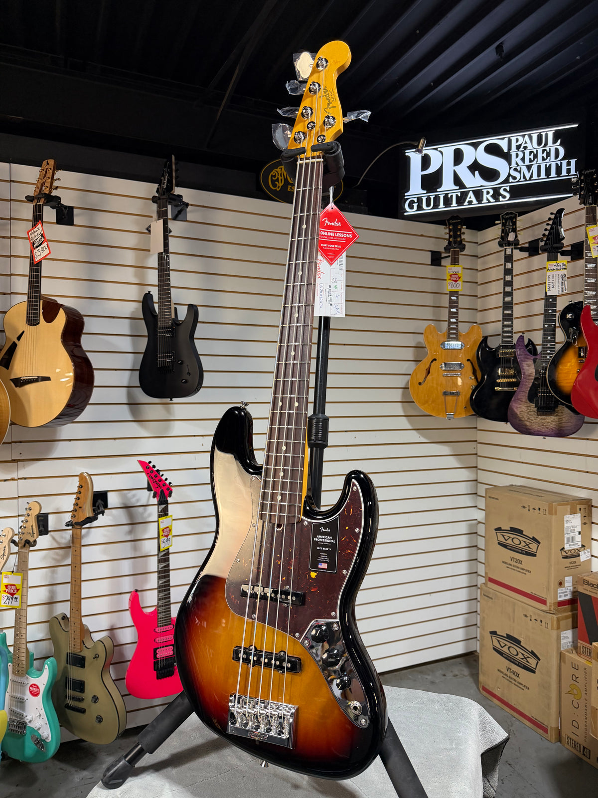 Fender American Professional Jazz Bass V 3-color Sunburst