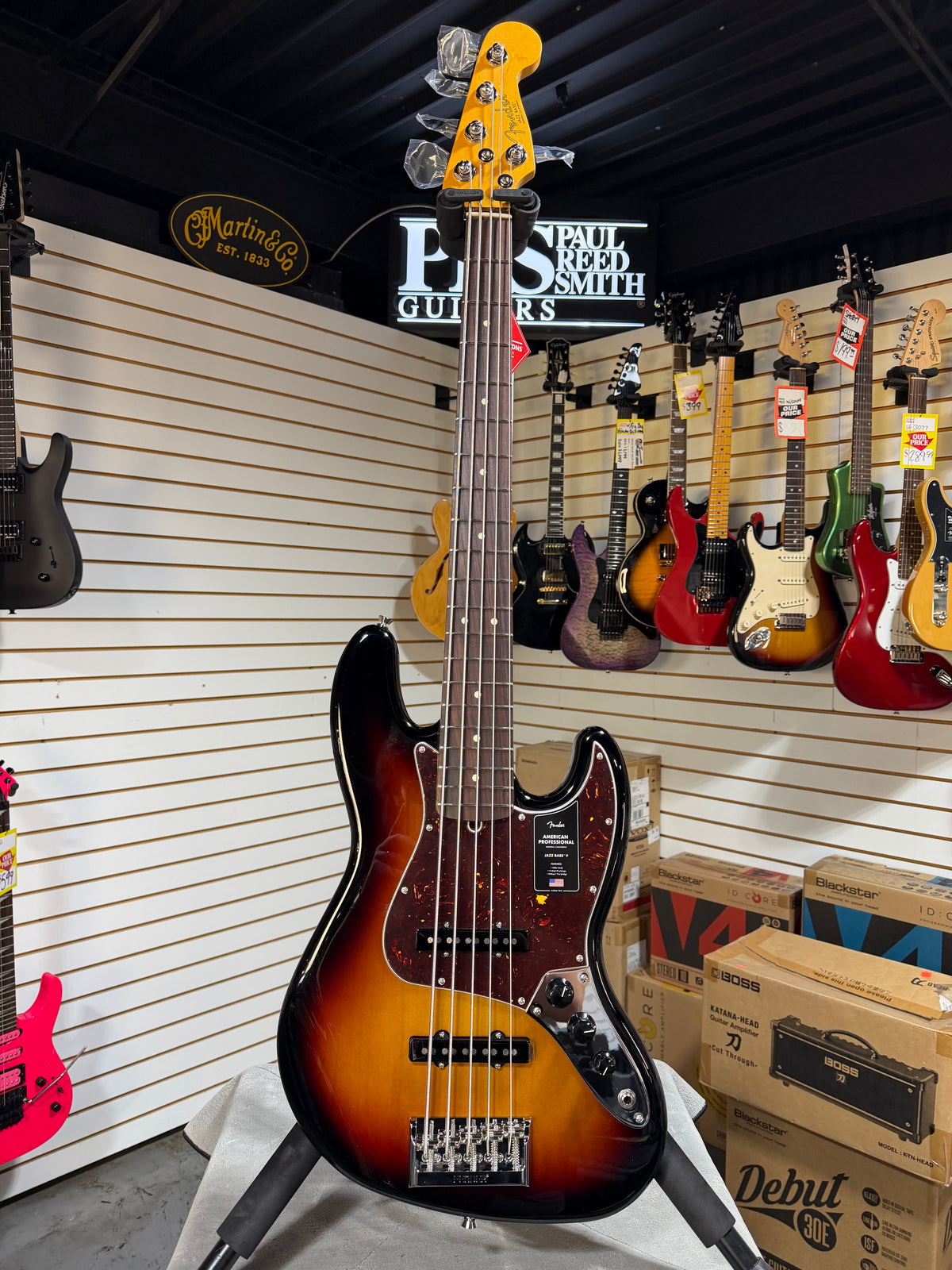 Fender American Professional Jazz Bass V 3-color Sunburst