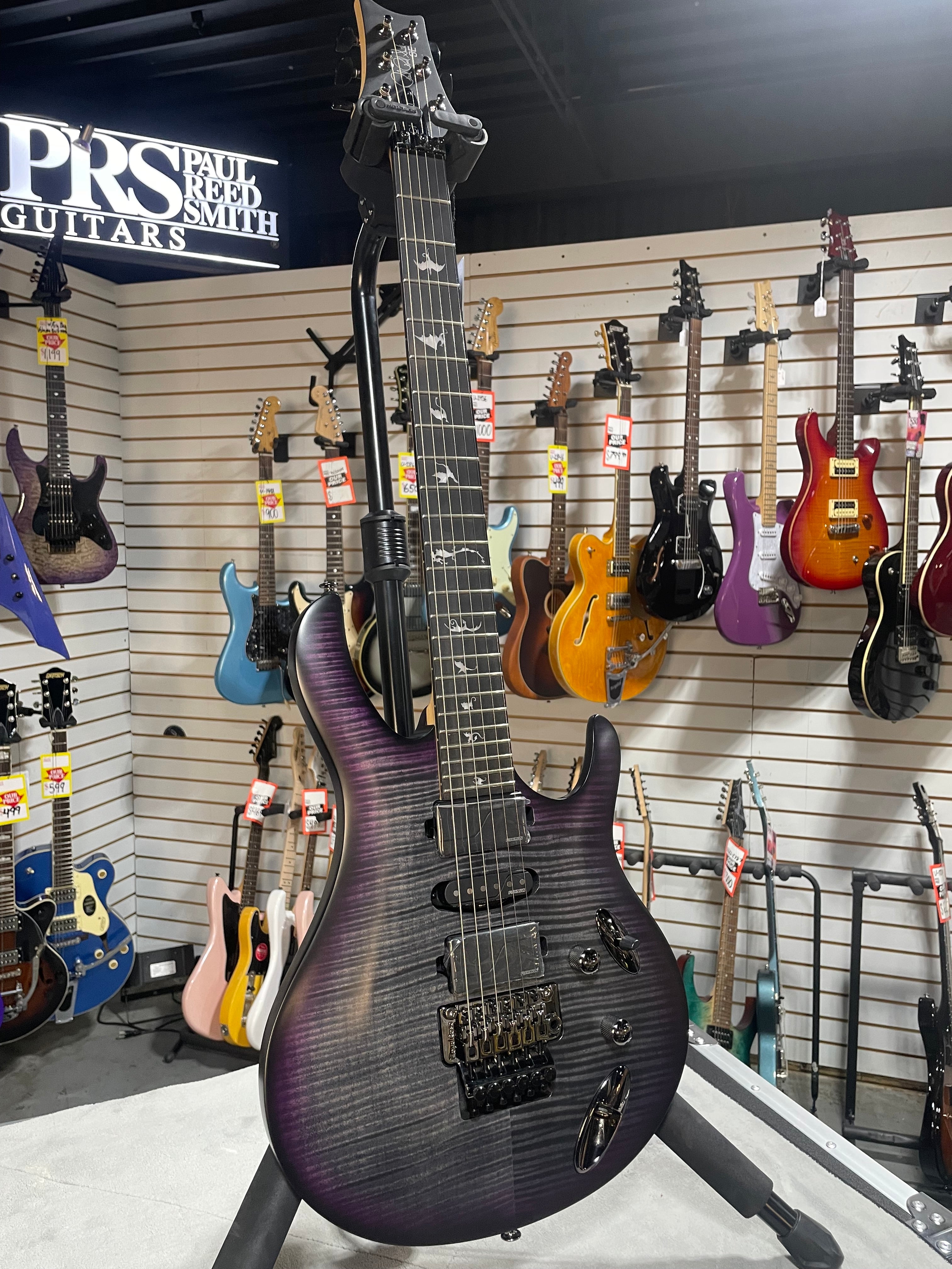PRS SE Chleo Herman Li Signature 2025 Electric Guitar - Charcoal Purple Burst w/ Gig Bag & PLEK*D #809