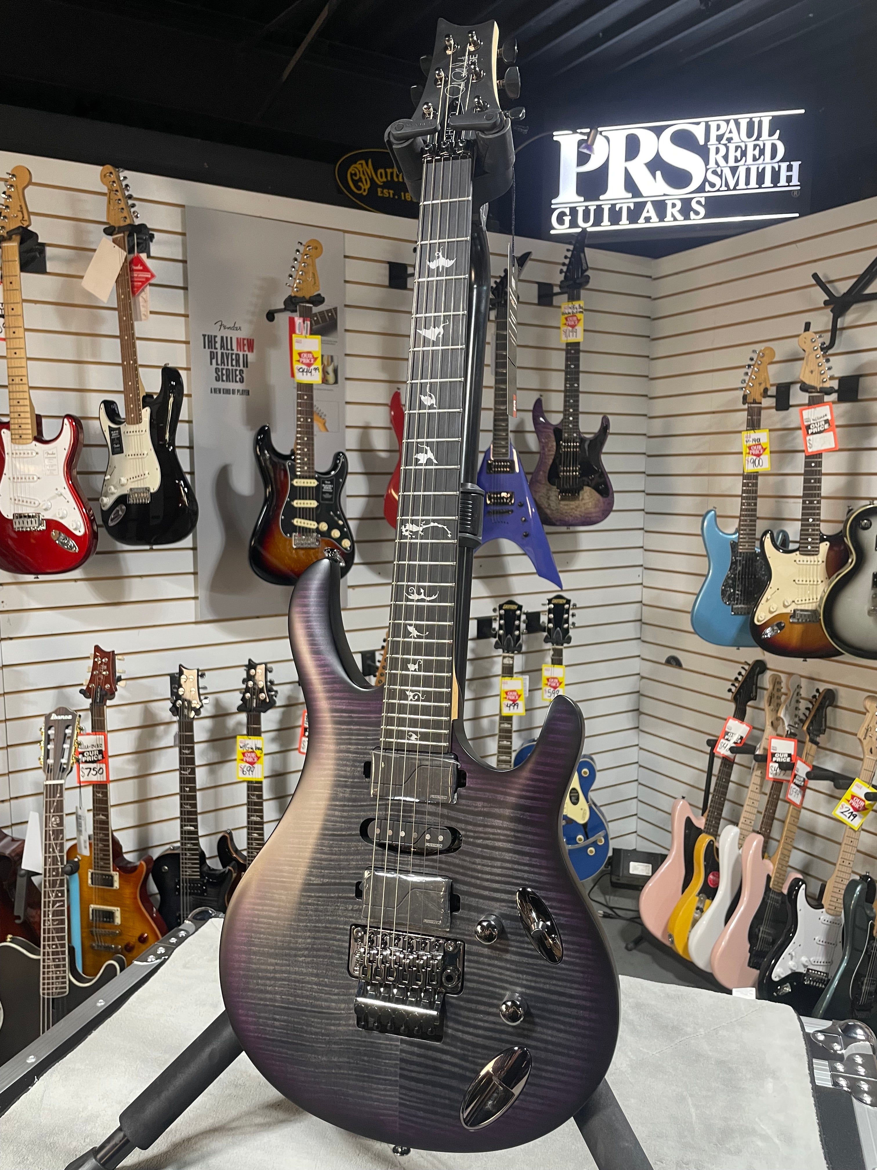 PRS SE Chleo Herman Li Signature 2025 Electric Guitar - Charcoal Purple Burst w/ Gig Bag & PLEK*D #809