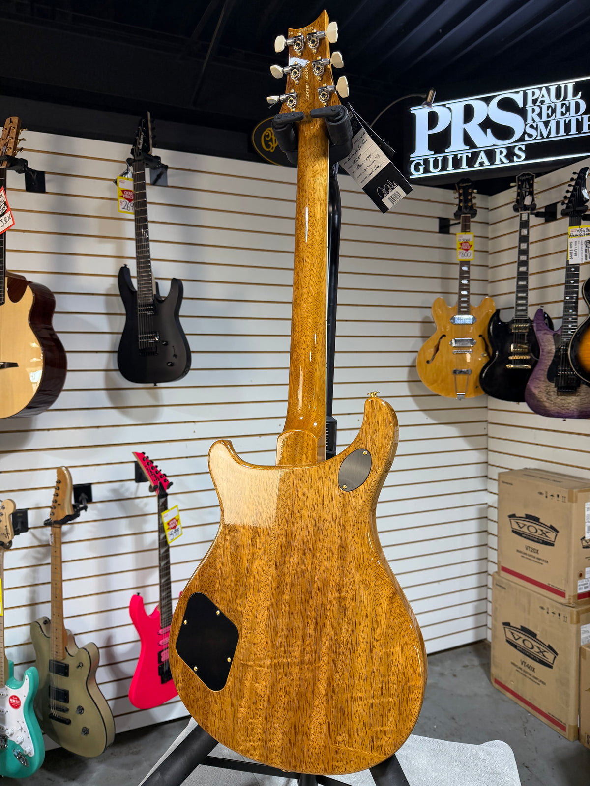 PRS McCarty 594 Doublecut Semi Hollowbody Wood Library Korina