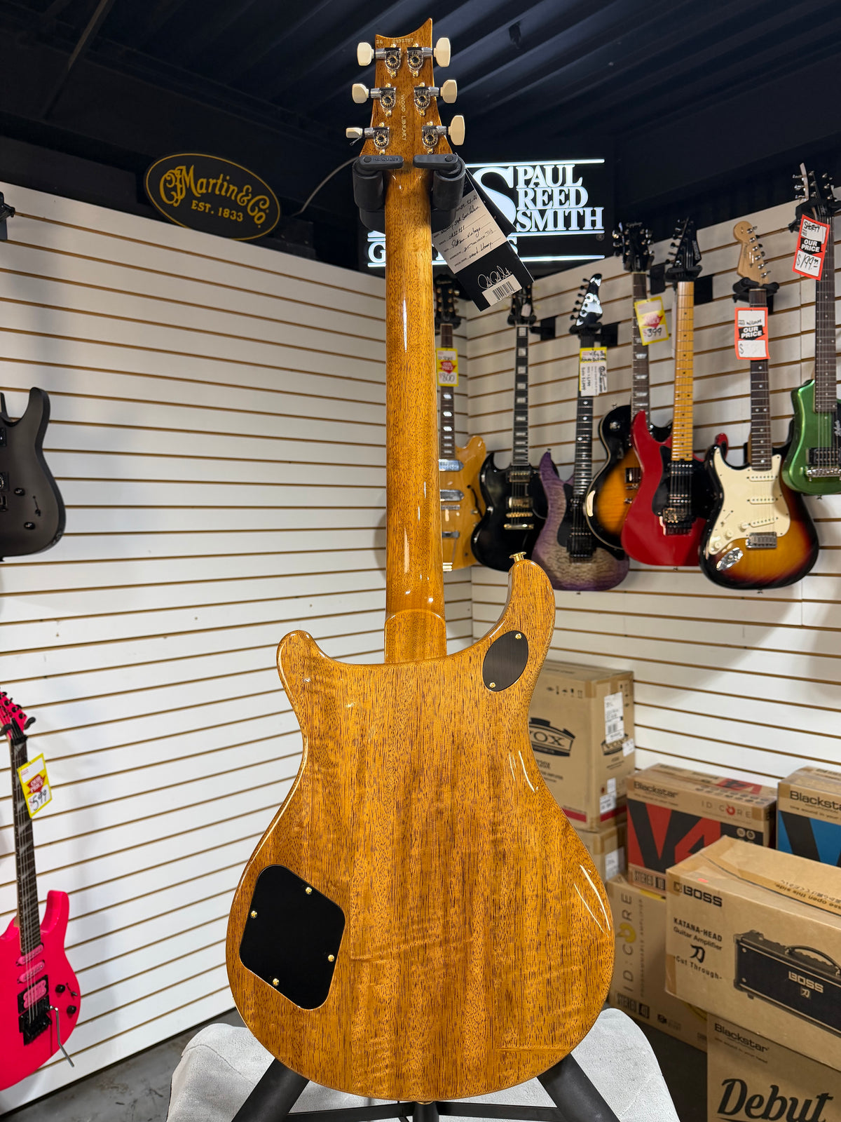 PRS McCarty 594 Doublecut Semi Hollowbody Wood Library Korina