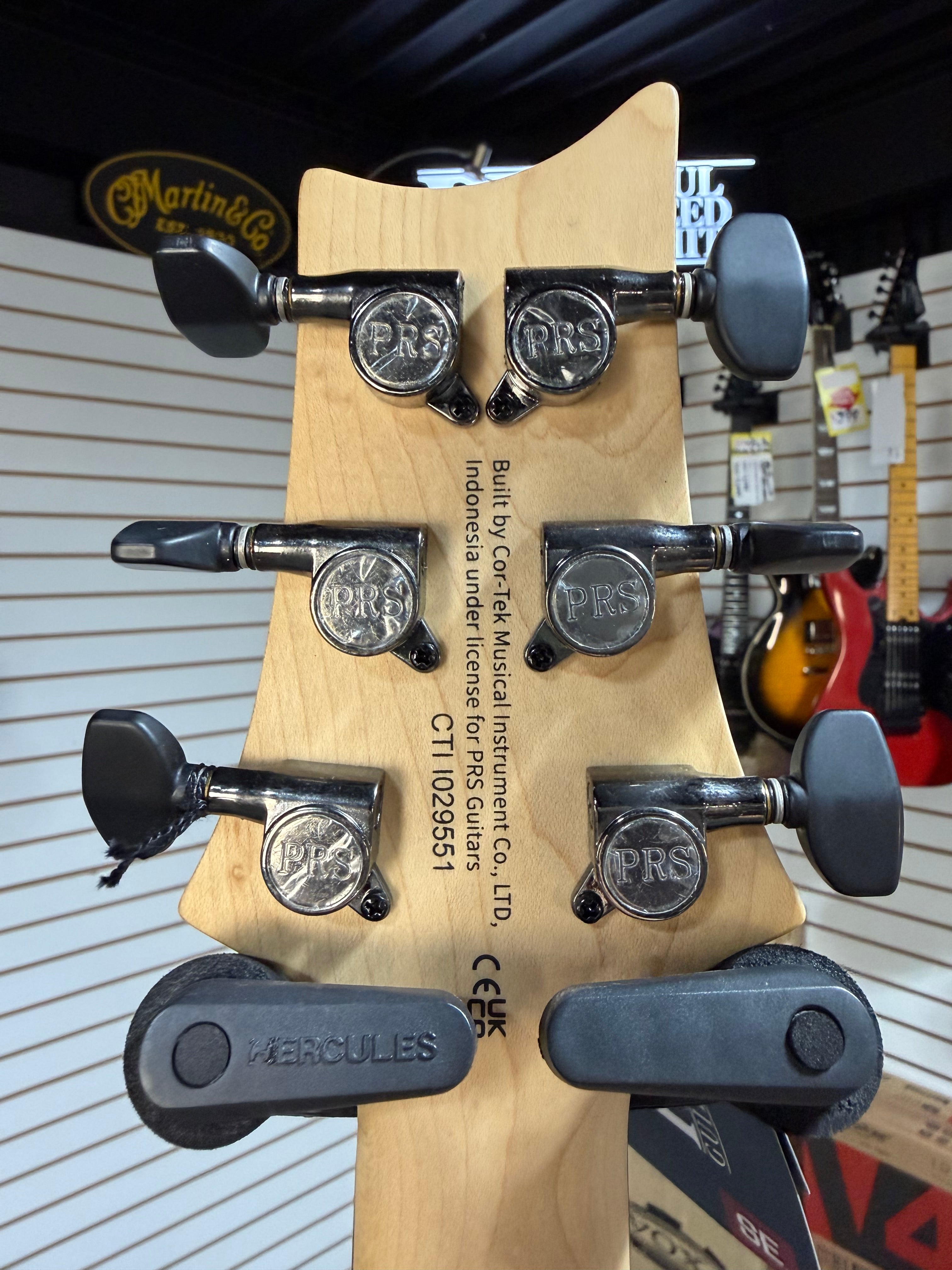 PRS SE CE 24 Satin - Flat Black Top, C&M Exclusive - Black