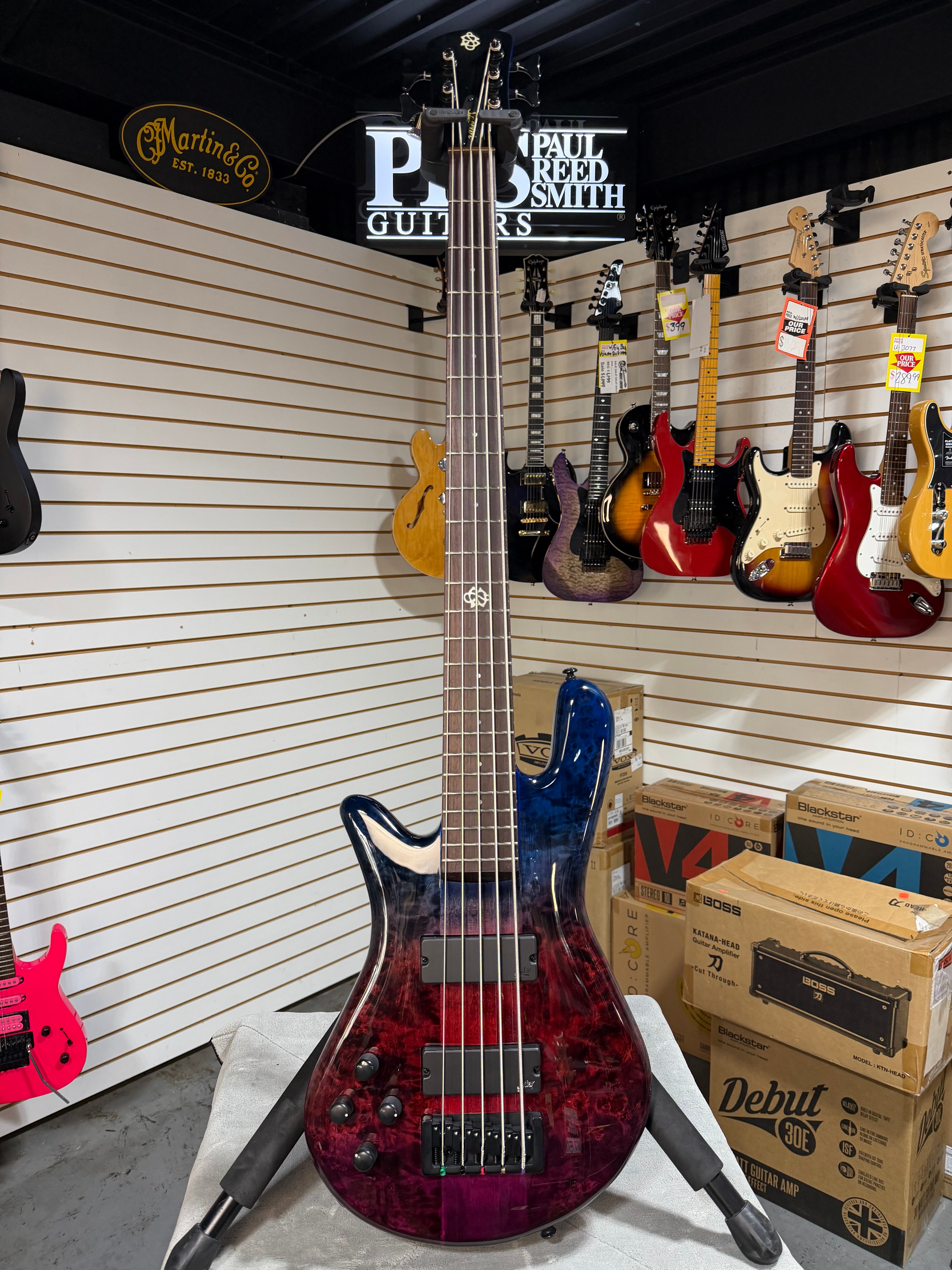 Spector NS Ethos 5 Left-Handed Interstellar Gloss