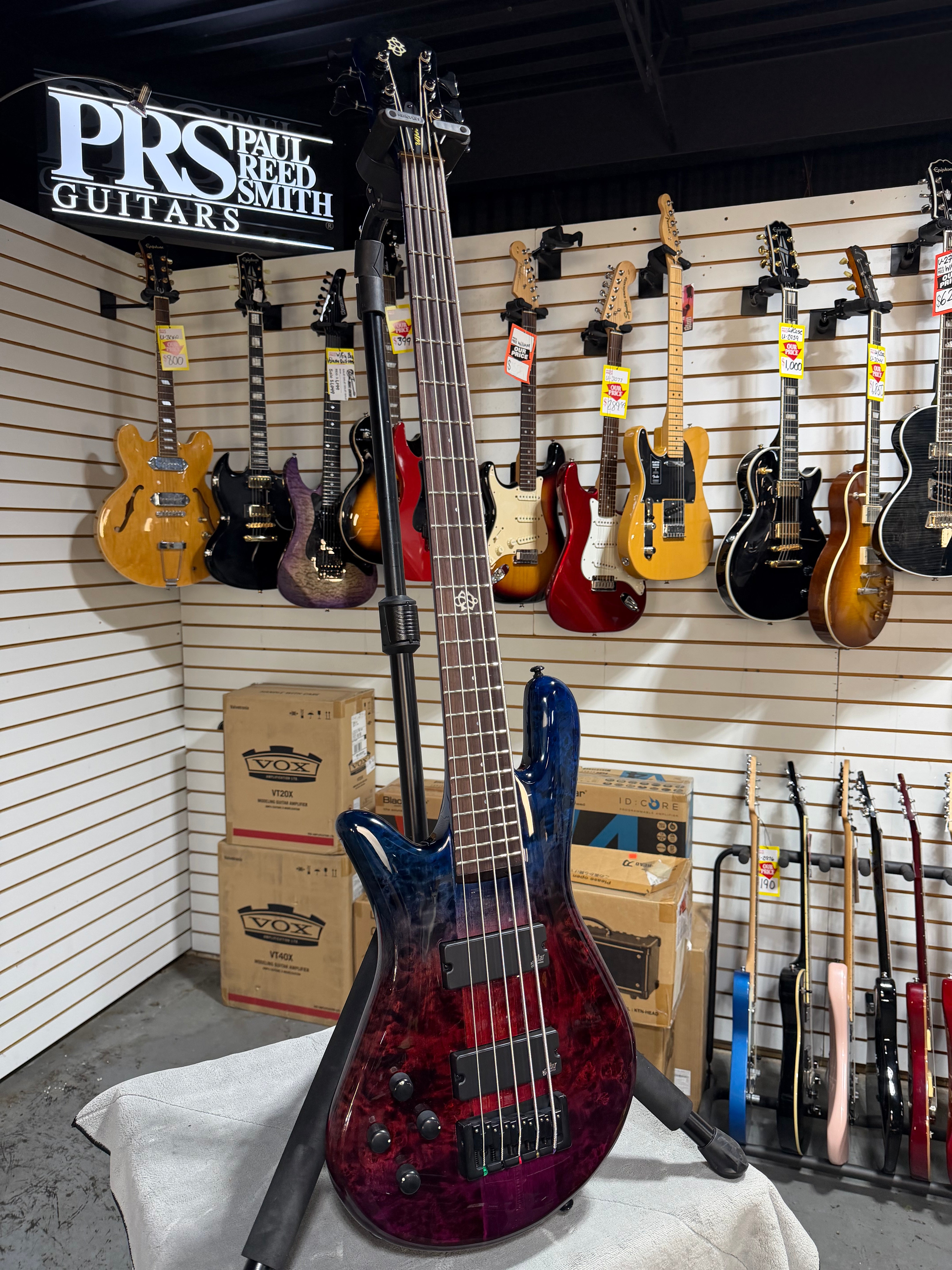Spector NS Ethos 5 Left-Handed Interstellar Gloss