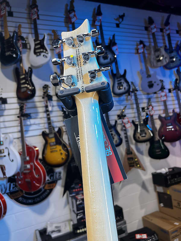 PRS SE Custom 24 Electric Guitar - Turquoise Auth Deal Free Ship! 509 GET PLEK’D!