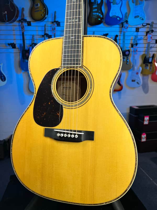 Martin 000-42EC Eric Clapton 30th Anniversary Left Handed Acoustic Guitar - Natural, Free Plek! 301