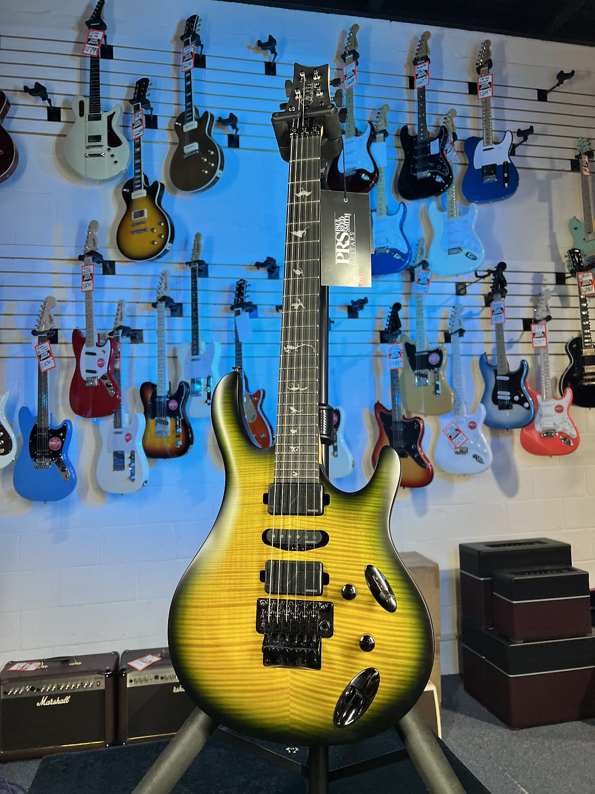 PRS SE Chleo Herman Li Signature Electric Guitar - Mantis Burst w/ Gig Bag, Get Plek'd Free! 794