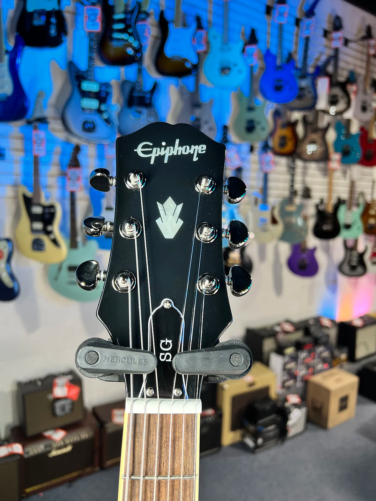 Epiphone SG Standard Ebony 2025 - Ebony, with Premium Gig Bag, Get Plekd 421