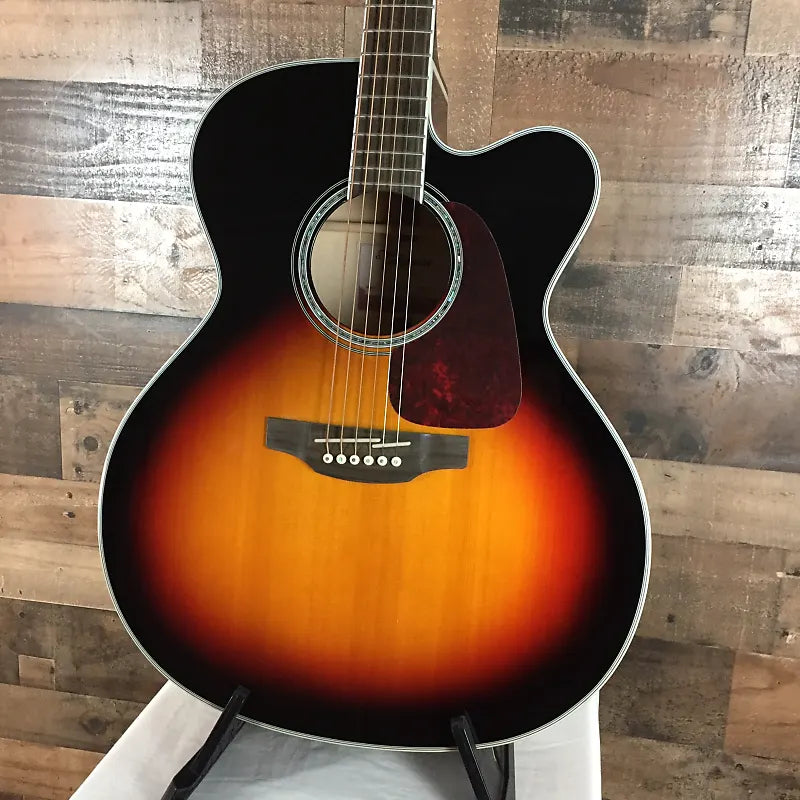 Takamine GJ72CE BSB G70 Series Jumbo Cutaway, Gloss Brown Sunburst, 285