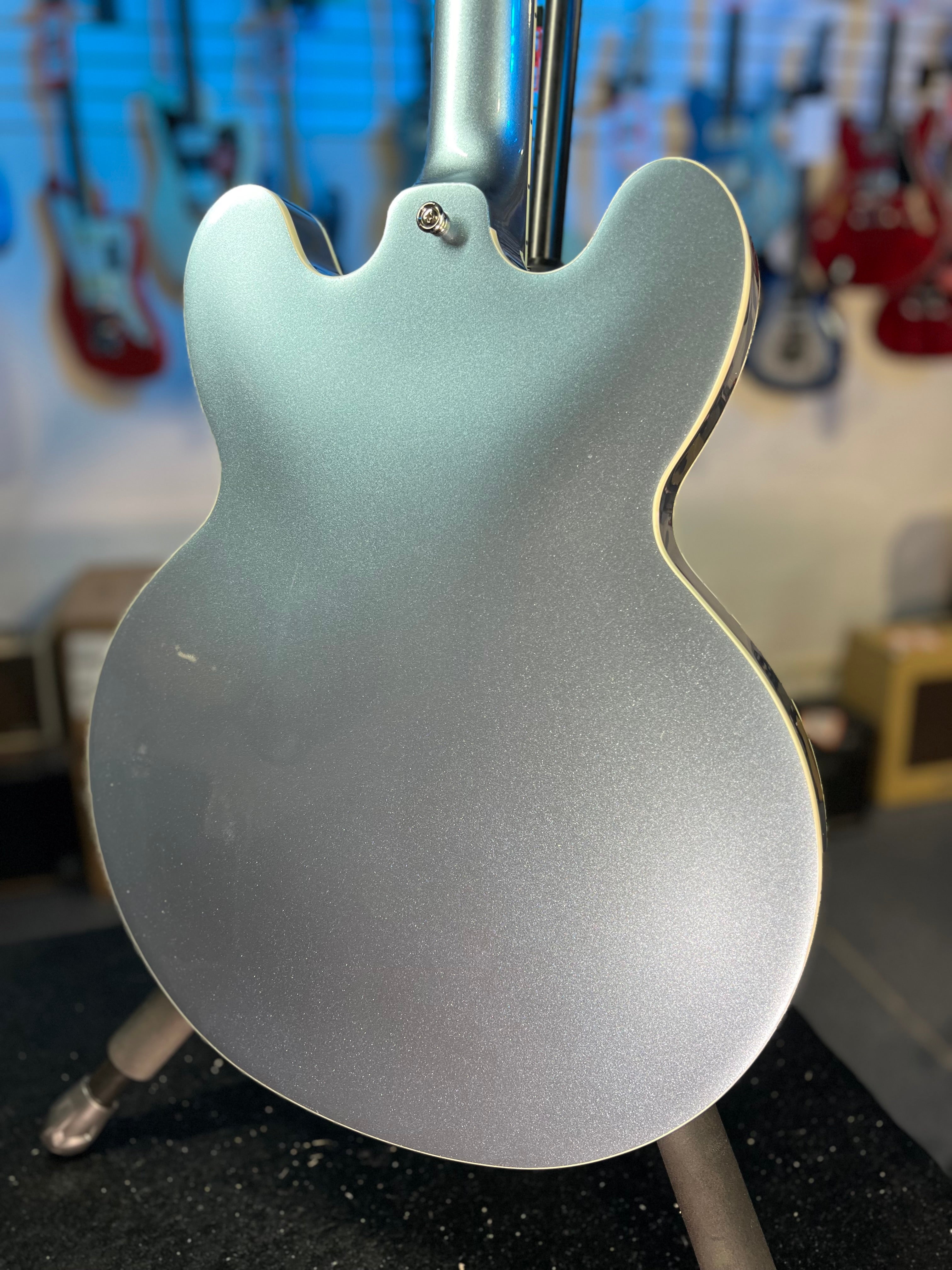 Epiphone Dave Grohl DG 335 Semi-hollowbody Electric Guitar - Pelham Blue GET PLEK'D! 199