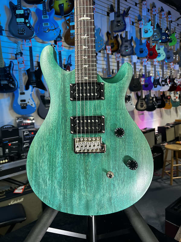PRS SE CE 24 Standard Satin Electric Guitar- Turquoise Satin Auth Deal Free Ship! 543