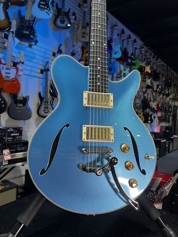 Eastman Guitars Romeo LA Semi hollowbody Electric Guitar - Celestine Blue Auth Deal Free Ship! 632 GET PLEK’D!