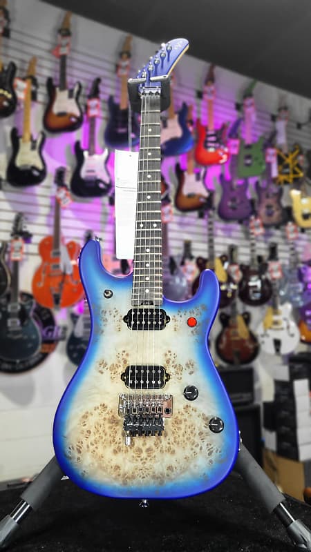 EVH 5150 Series Deluxe Poplar Burl Electric Guitar - Aqua Burst Authorized Dealer Free Shipping! 181