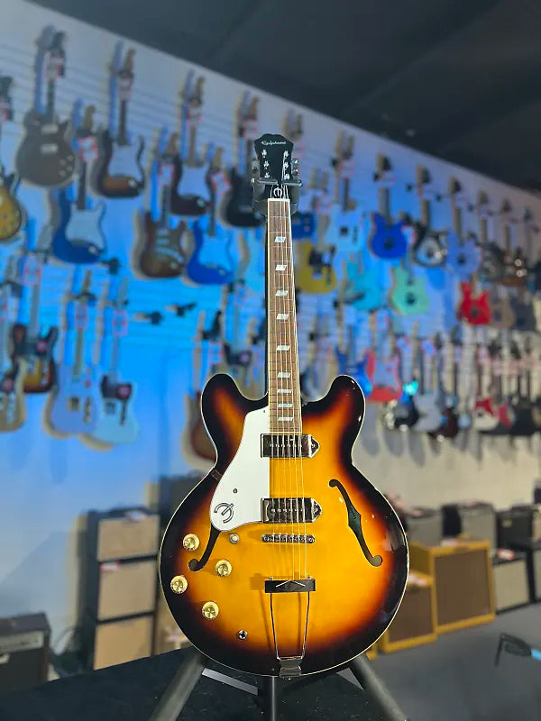Epiphone Casio Hollowbody Left-Handed 2025 - Vintage Sunburst with Gig Bag, Get Plek'd Free! 856